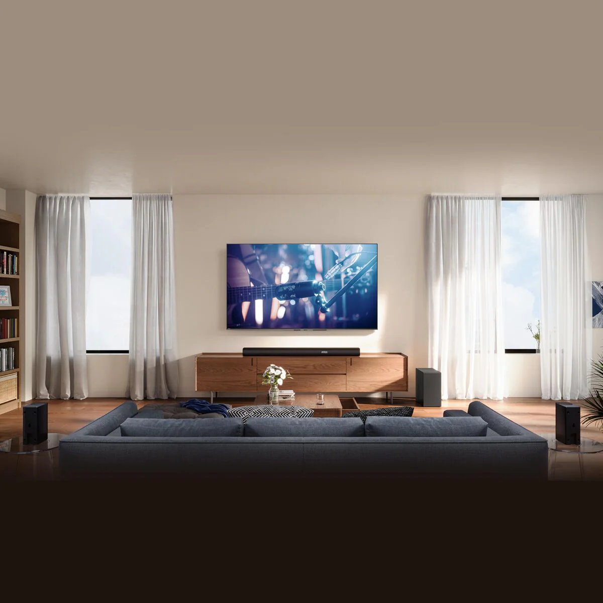Barra de Sonido Hisense AX5100Q 580 W Negro - Image 8
