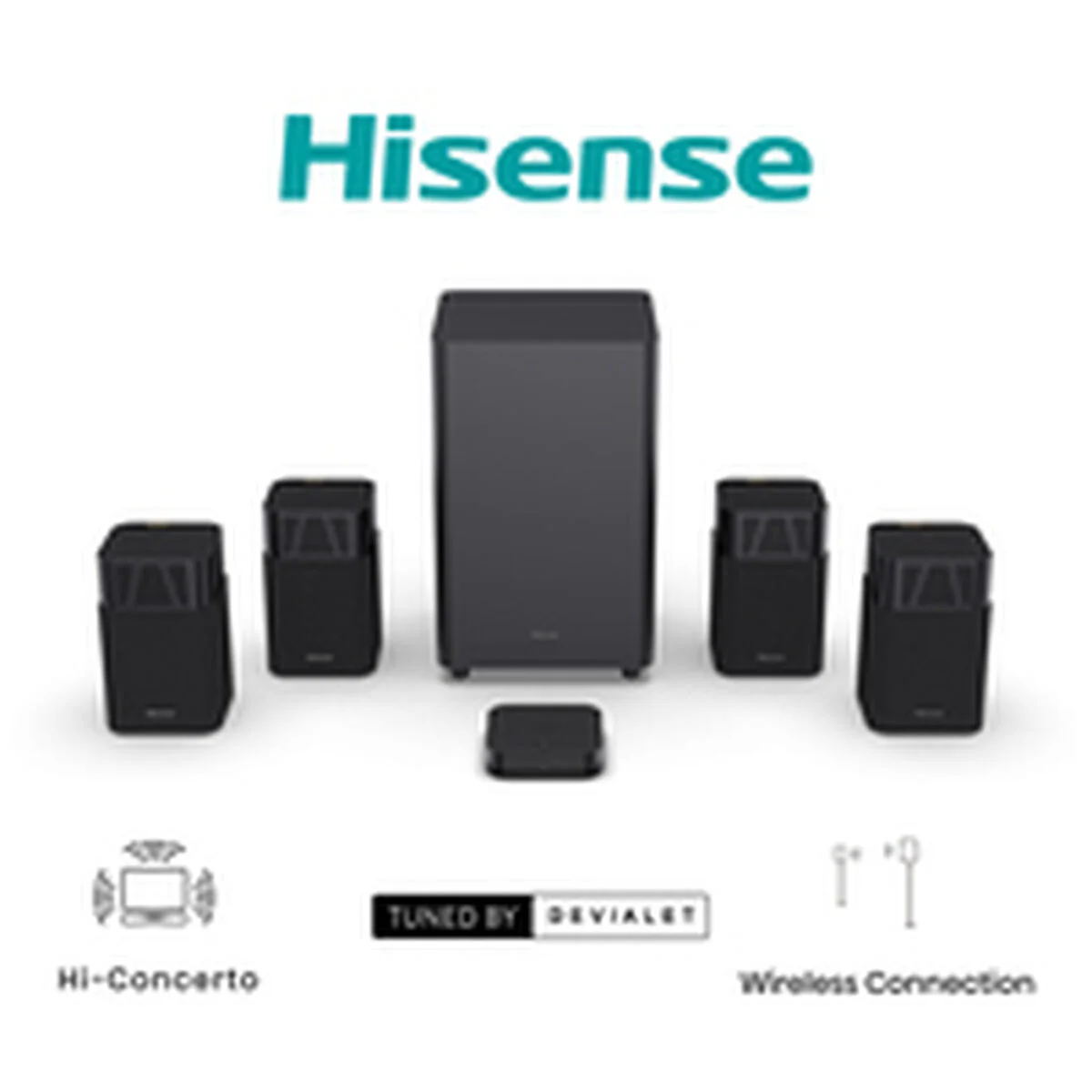 Barra de Sonido Hisense HT SATURN Negro - Image 4