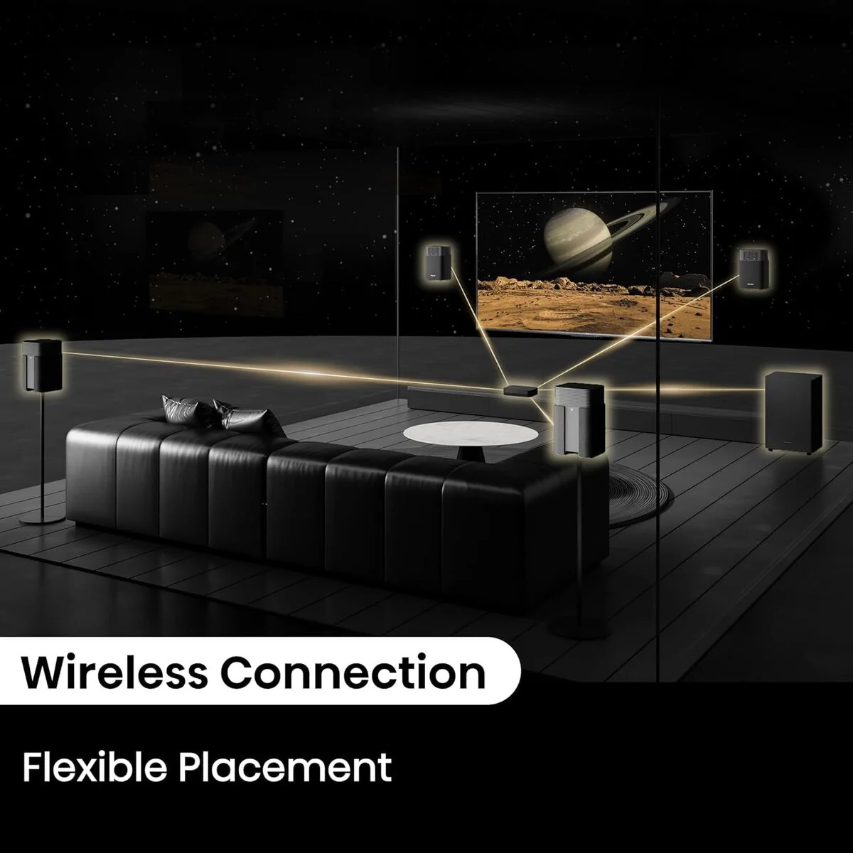Barra de Sonido Hisense HT SATURN Negro - Image 9