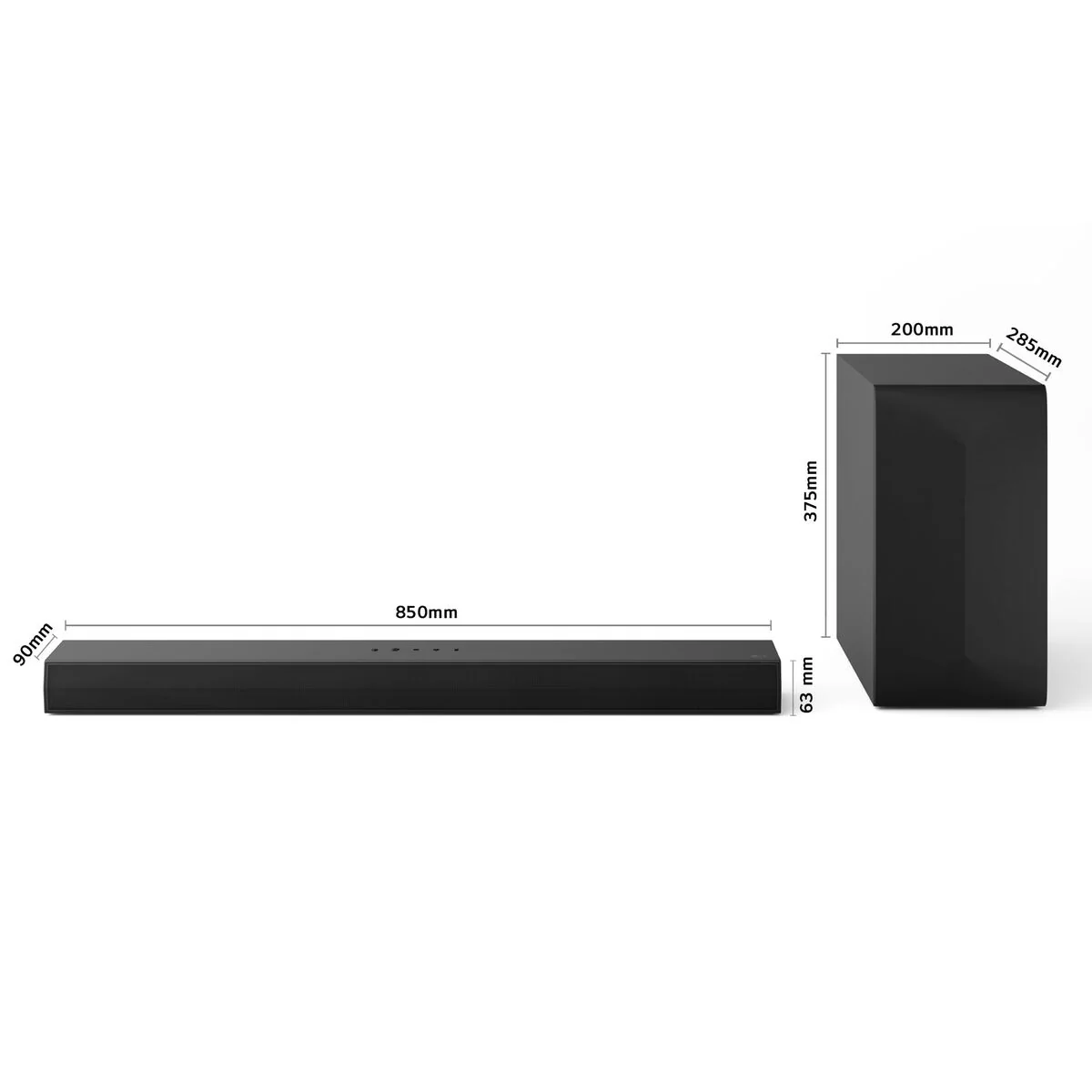 Barra de Sonido LG DS60T Negro 340 W - Image 3