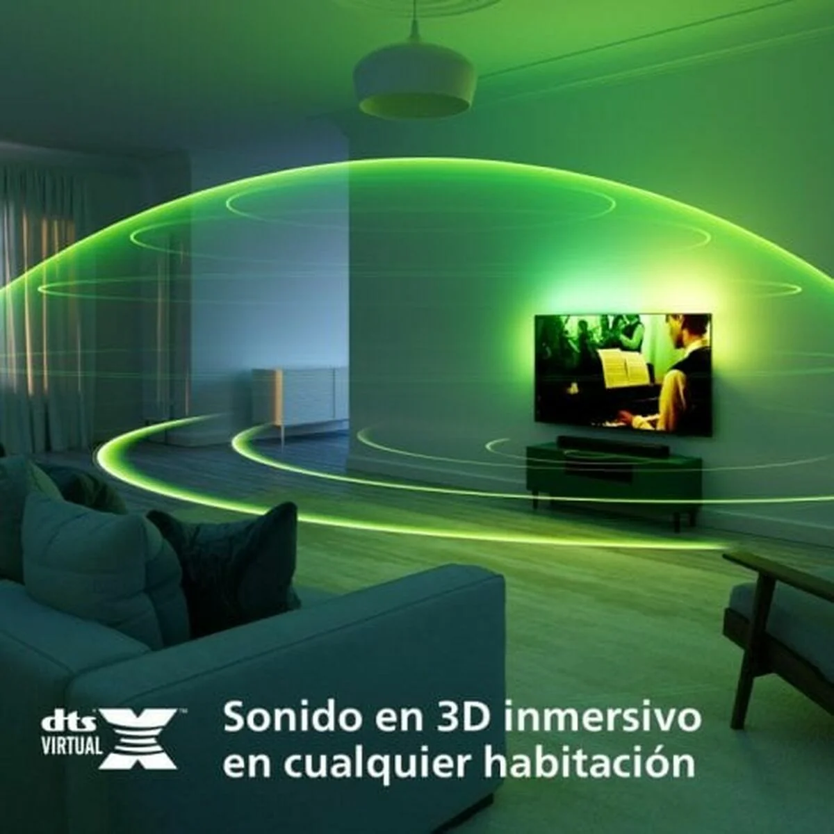 Barra de Sonido Philips TAB5109/10 Gris 60 W - Image 3