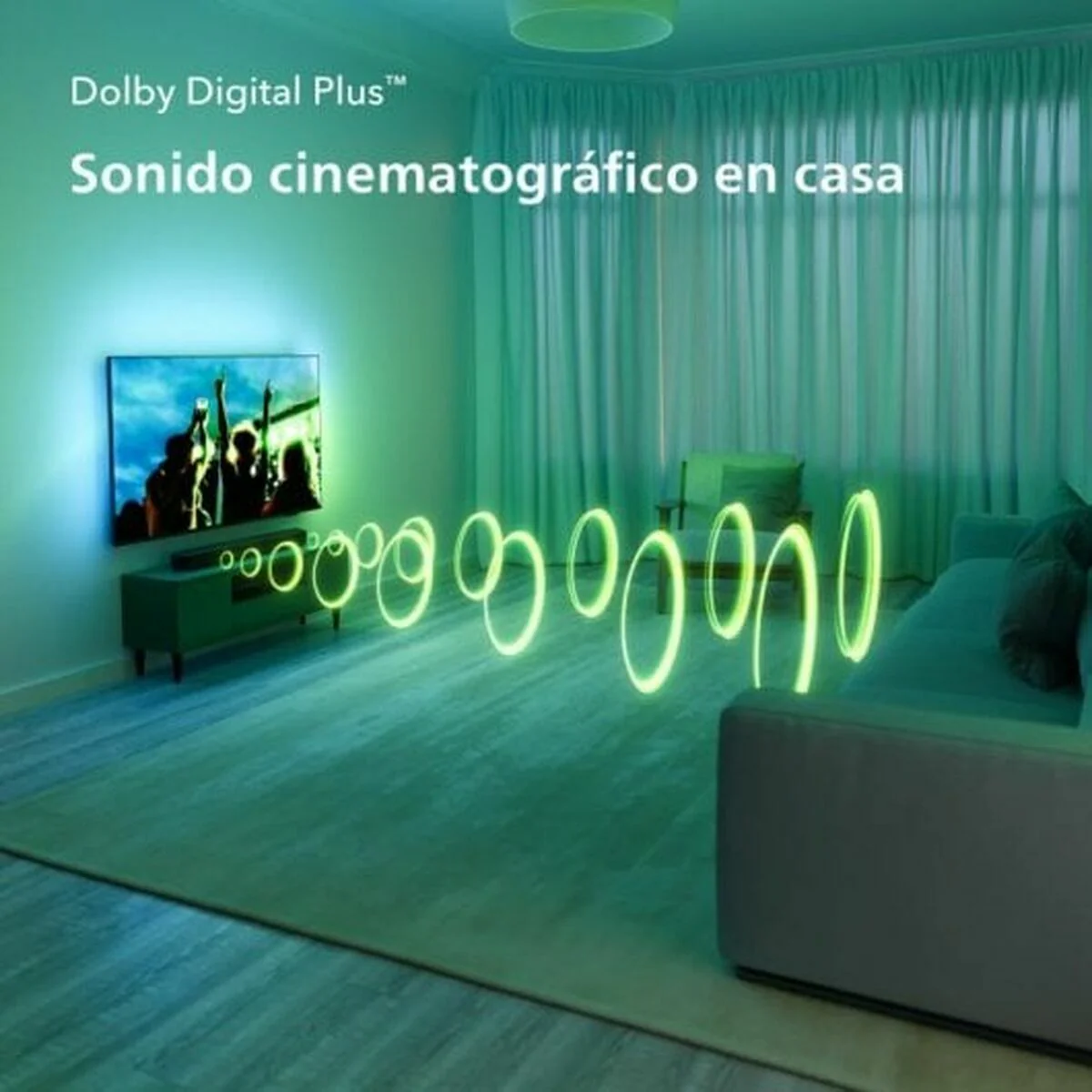 Barra de Sonido Philips TAB5109/10 Gris 60 W - Image 4