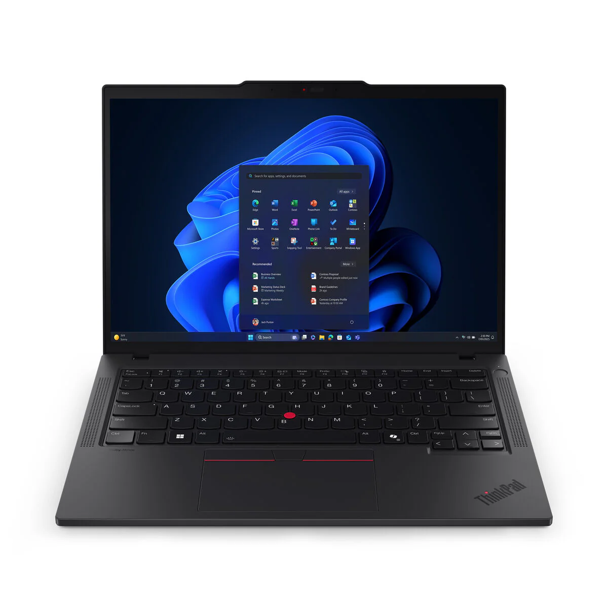 Laptop Lenovo 21QC004NSP 14" intel core ultra 7 16 GB RAM 512 GB 512 GB SSD Qwerty Español - Image 2