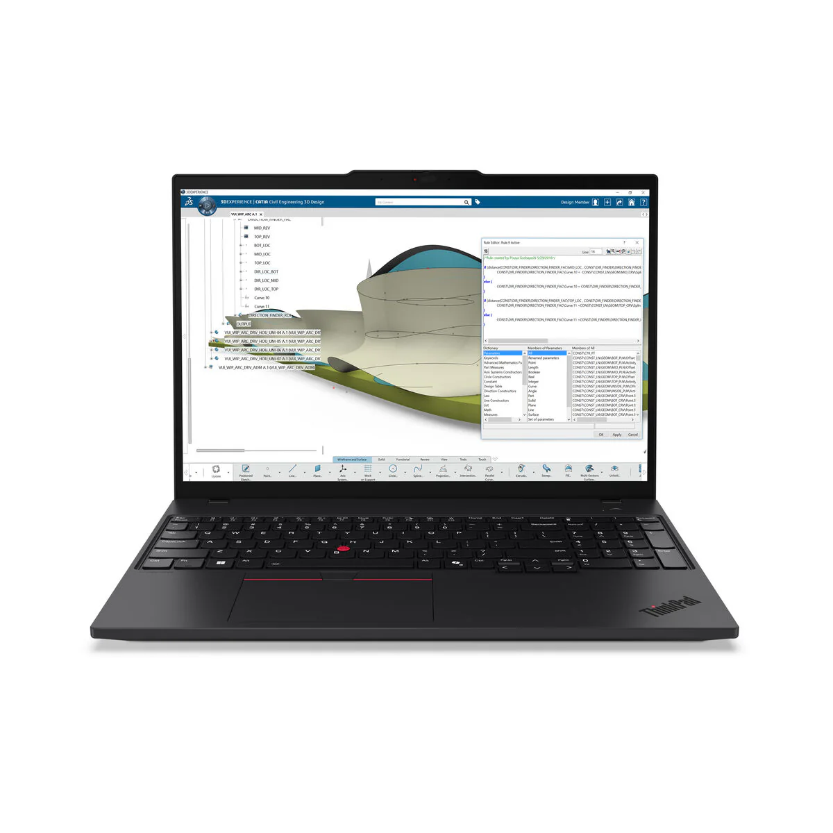 Laptop Lenovo 21QR003RSP 16" AMD Ryzen 7 32 GB RAM 1 TB SSD Qwerty Español - Image 2