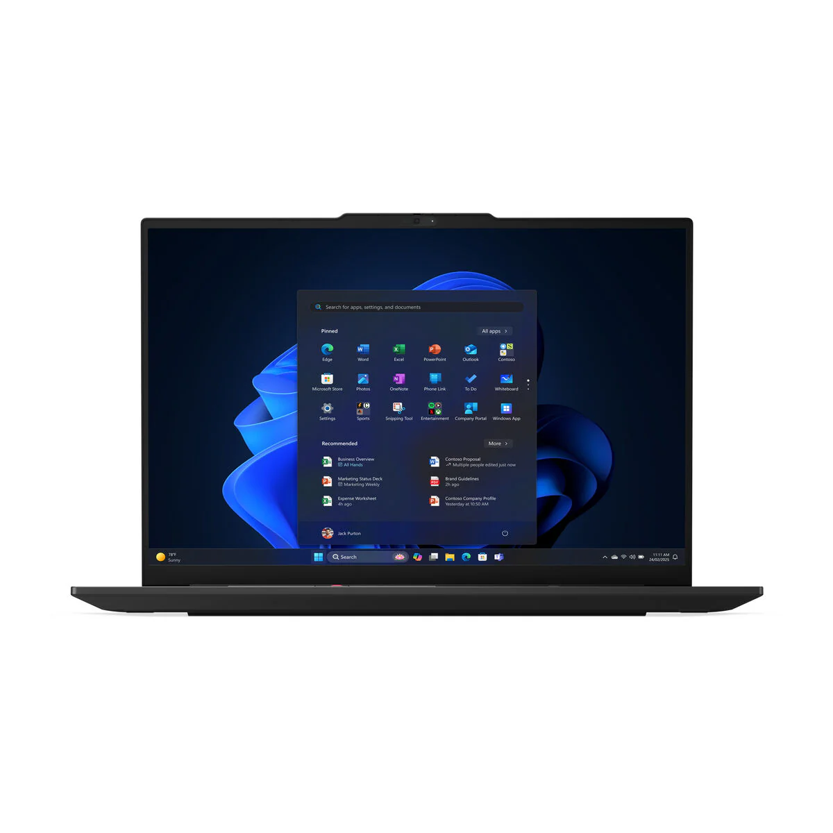 Laptop Lenovo 21SR000MSP 16" intel core ultra 7 16 GB RAM 512 GB SSD Qwerty Español - Image 5