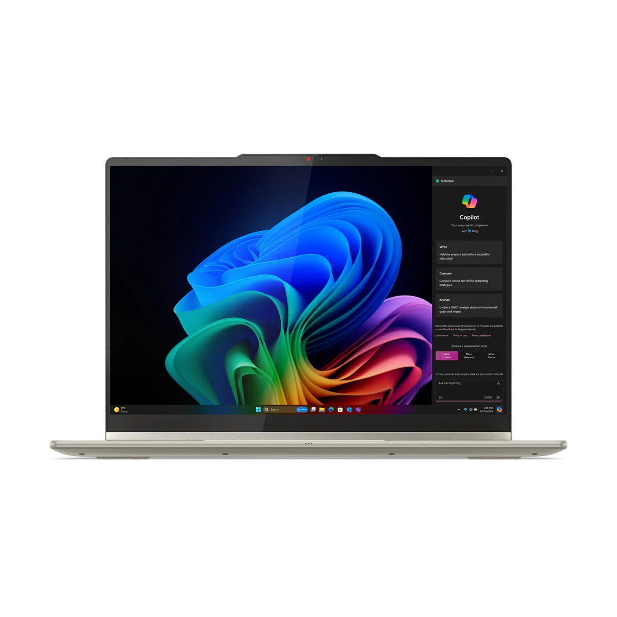 Laptop Lenovo 83JQ008FSP 14" 16 GB RAM 512 GB SSD Qwerty Español - Image 2