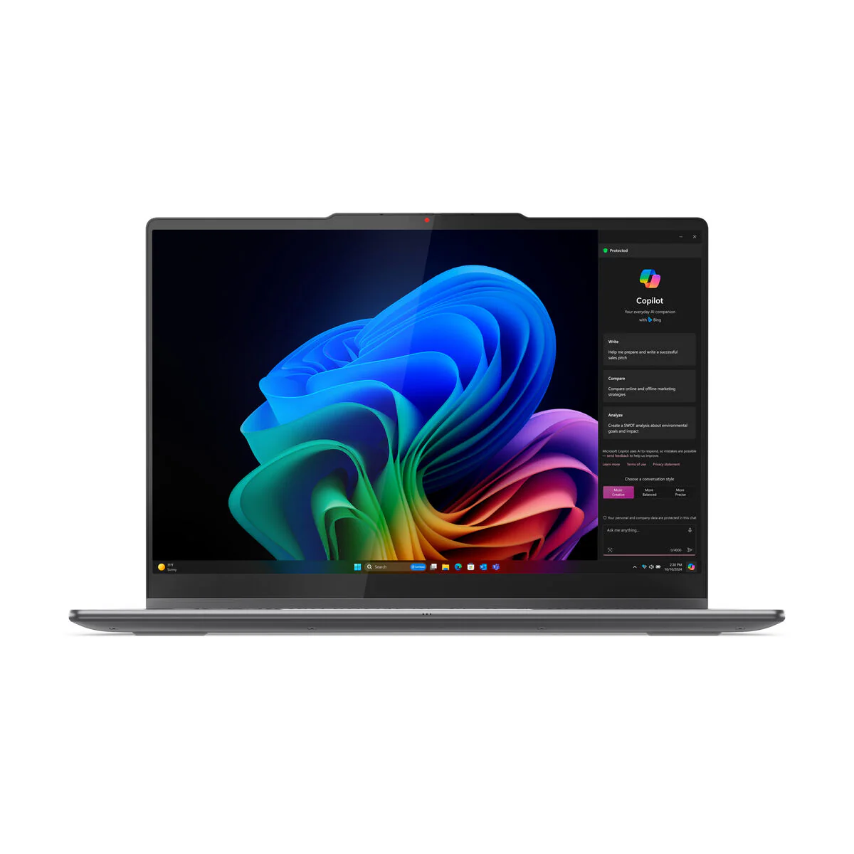 Laptop Lenovo 83JQ009QSP 14" 16 GB RAM 512 GB SSD Qwerty Español - Image 2