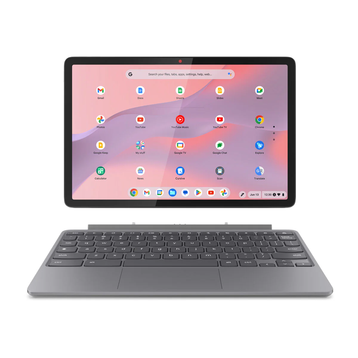 Laptop Lenovo Chromebook Duet 10,95" Kompanio 838 8 GB RAM 128 GB SSD Qwerty Español