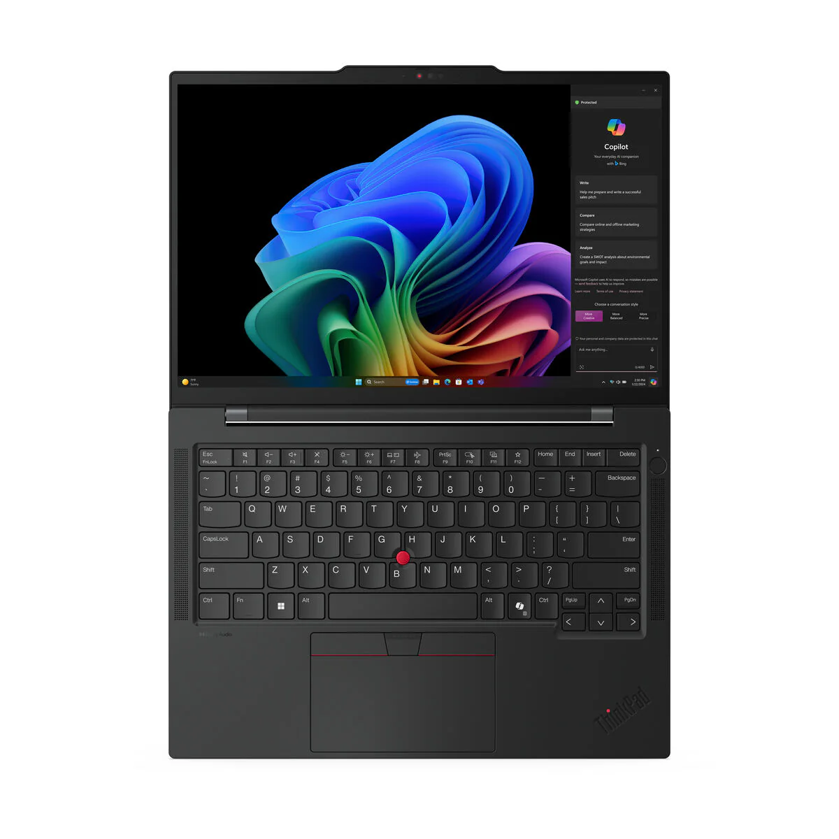 Laptop Lenovo T14S G6 X1P-42-100 14" Qualcomm 16 GB RAM 512 GB SSD Qwerty Español - Image 10