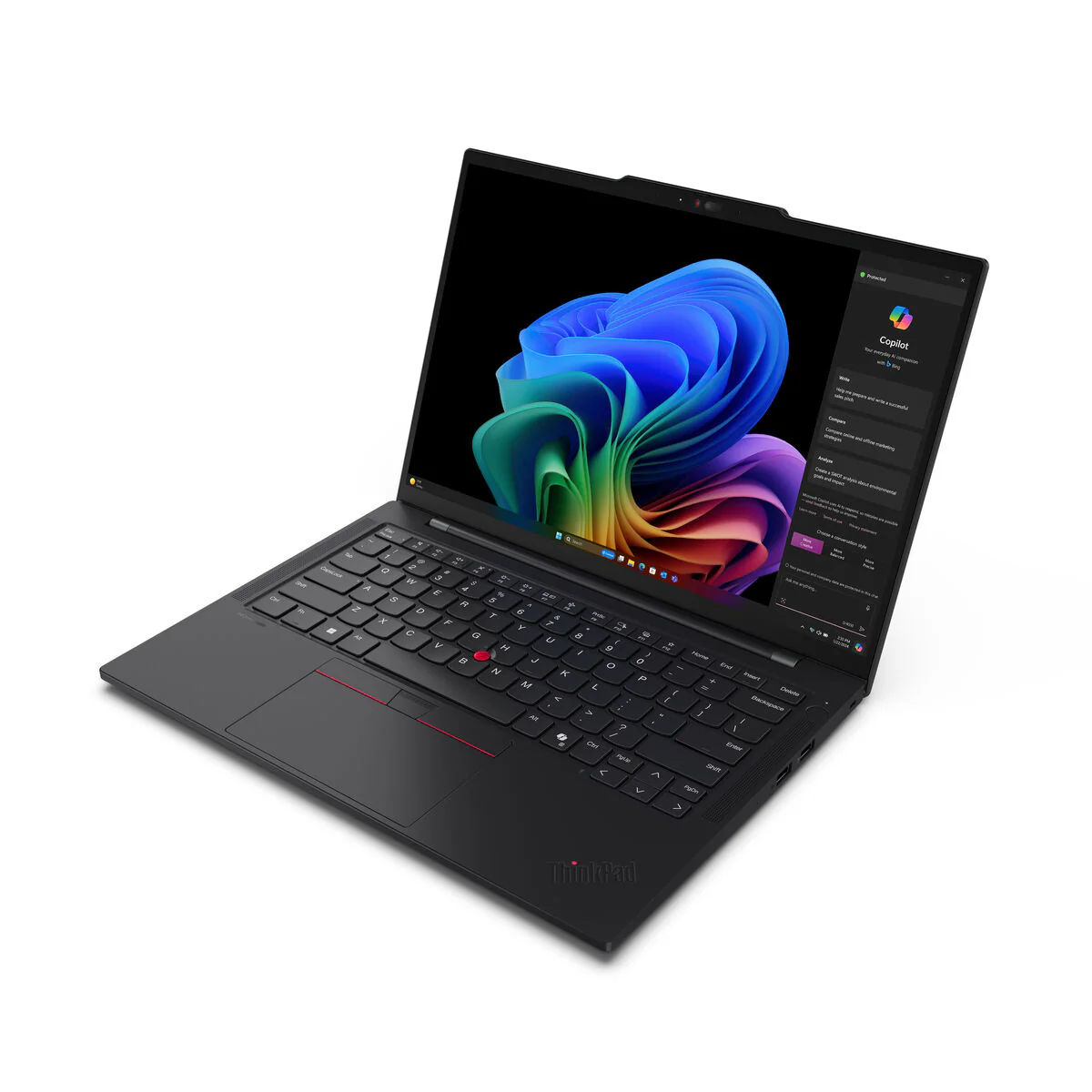 Laptop Lenovo T14S G6 X1P-42-100 14" Qualcomm 16 GB RAM 512 GB SSD Qwerty Español - Image 8
