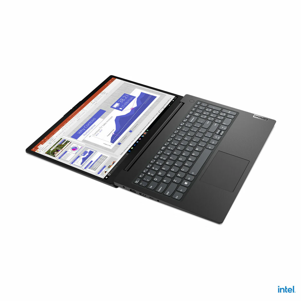 Laptop Lenovo V15 G2IJL 15,6" 256 GB Intel Celeron N4500 8 GB RAM Qwerty Español - Image 2