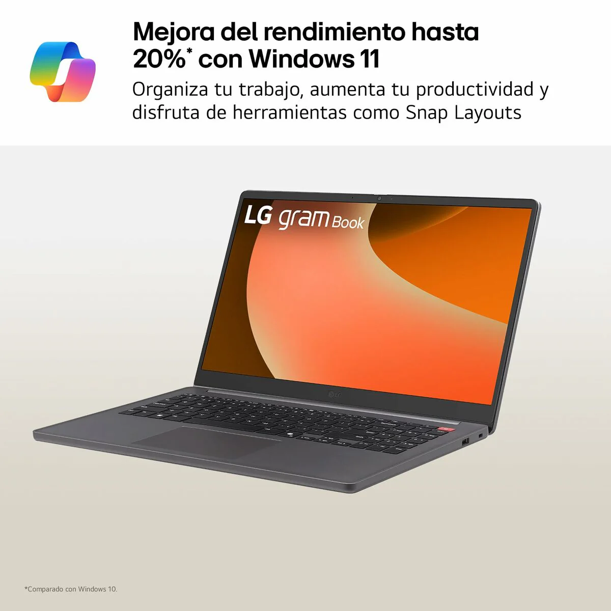 Laptop LG 15U50T-G.AA56B Qwerty Español 15" 16 GB RAM 512 GB SSD - Image 3
