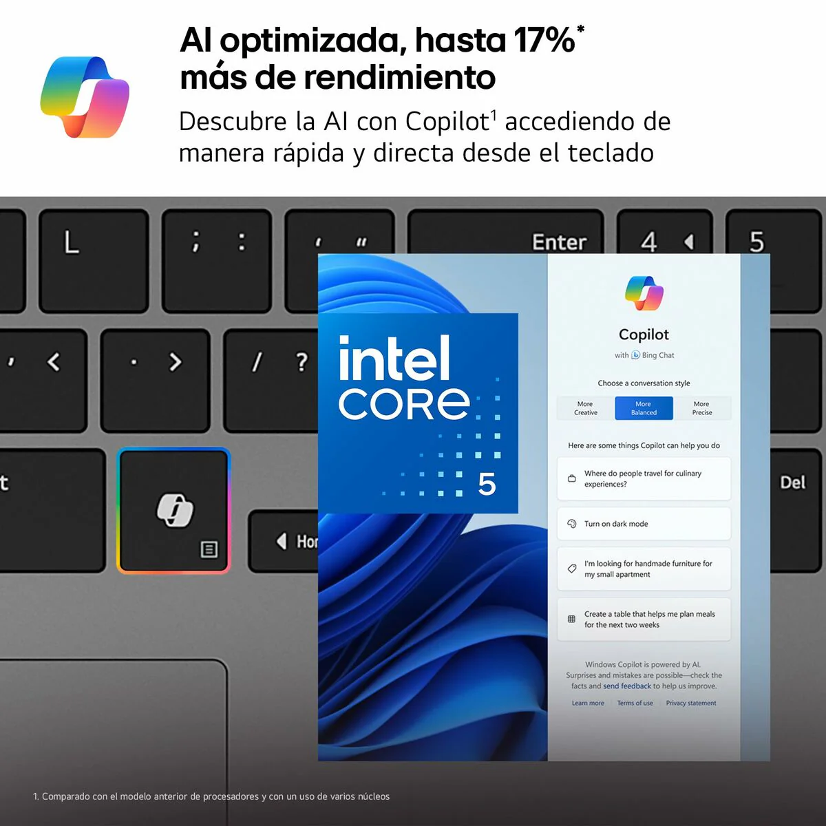 Laptop LG 15U50T-G.AA56B Qwerty Español 15" 16 GB RAM 512 GB SSD - Image 4