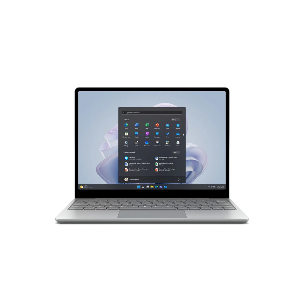 Laptop Microsoft Surface Laptop Go 3 Qwerty Español 12,4" Intel Core i5-1235U 16 GB RAM 512 GB SSD - Image 3
