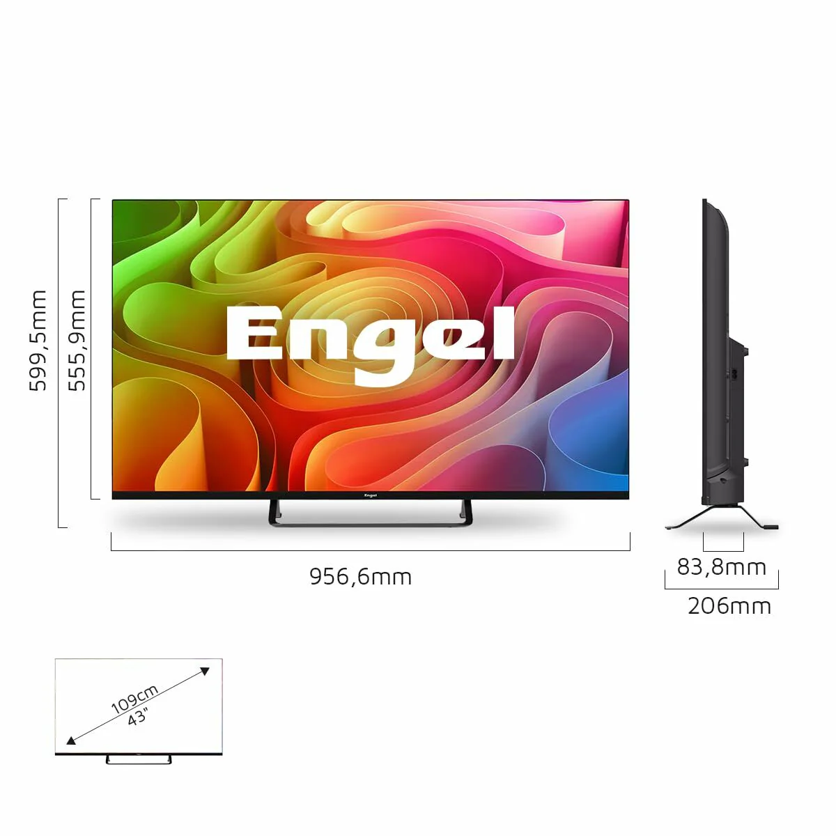 Smart TV Engel LE4395QLED 43 4K Ultra HD 43" QLED - Image 10