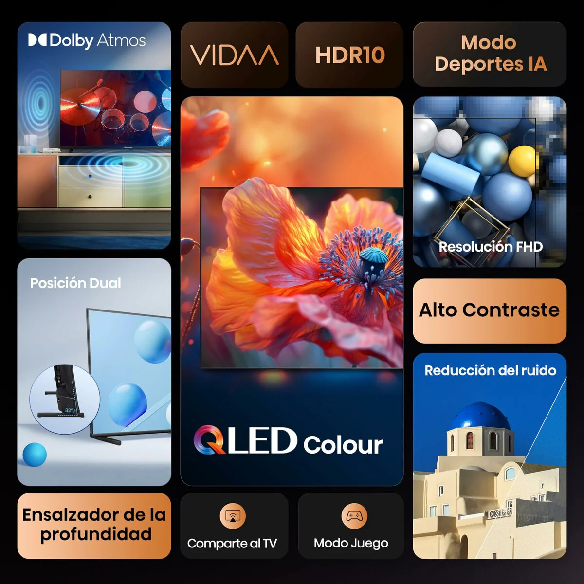 Smart TV Hisense 32A5Q 32" Full HD HDR HDR10 QLED - Image 7