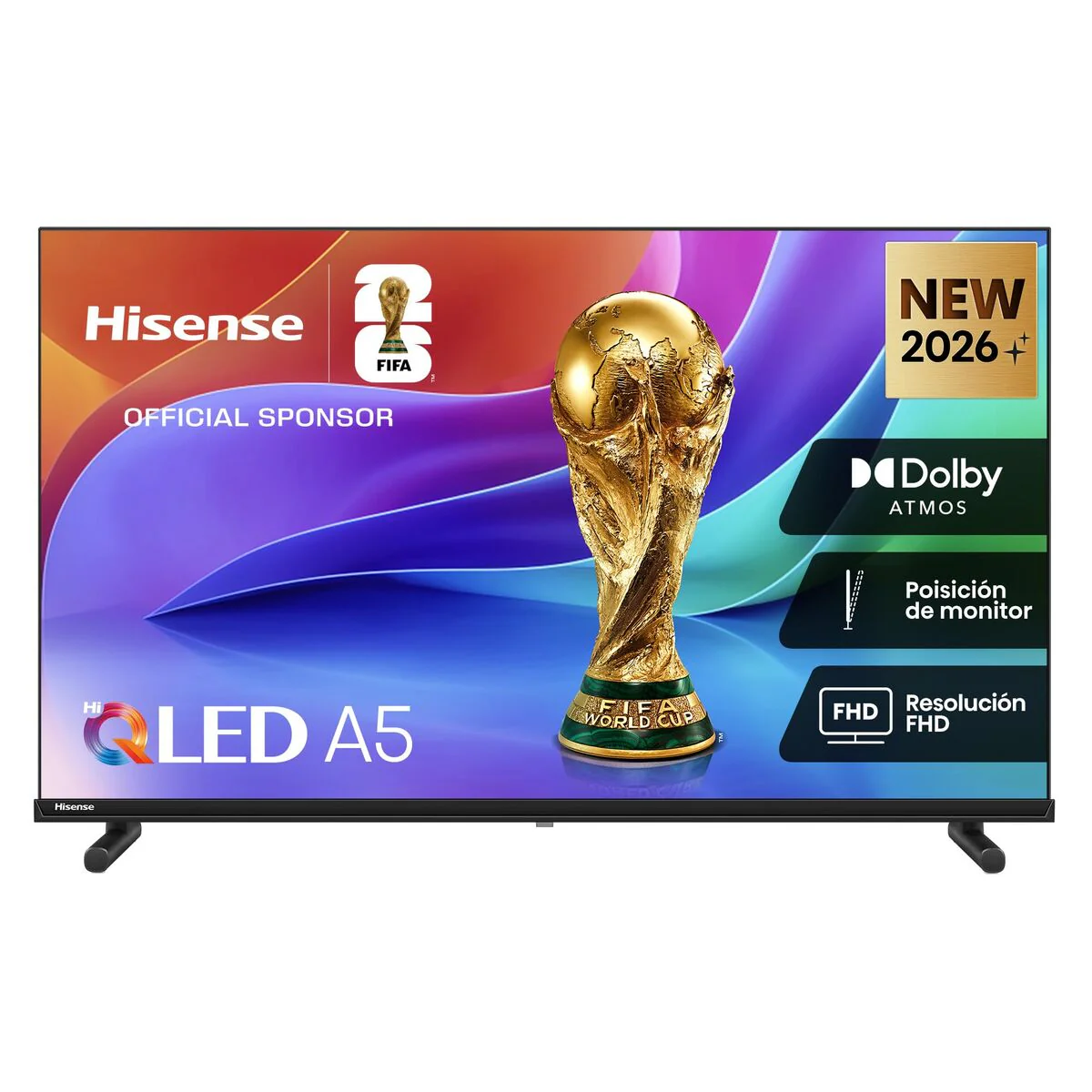 Hisense Smart TV 40A5S 40 pulgadas Full HD QLED HDMI negro - Image 4