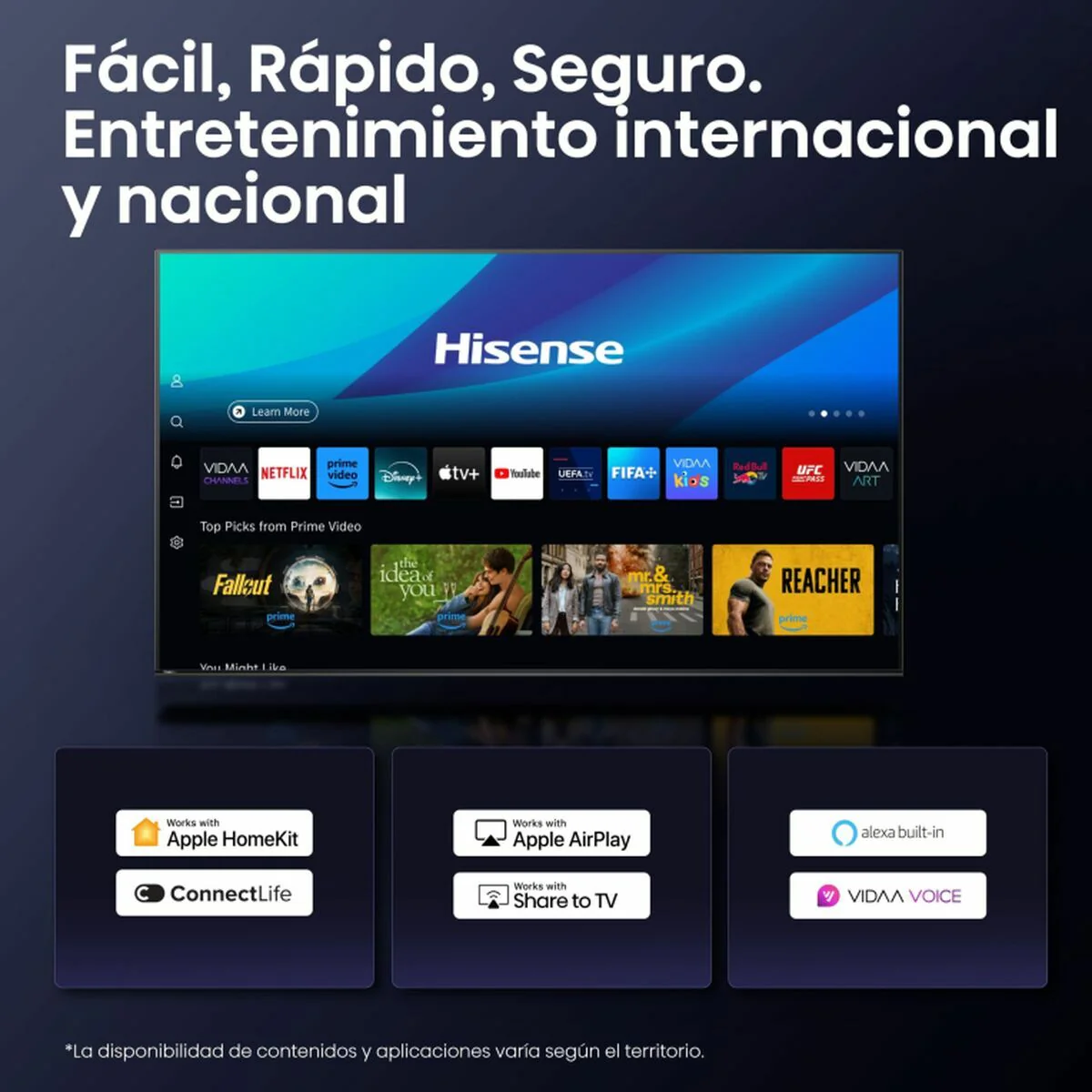 Smart TV Hisense 43A6Q 43" 4K Ultra HD LED HDR D-LED - Image 10