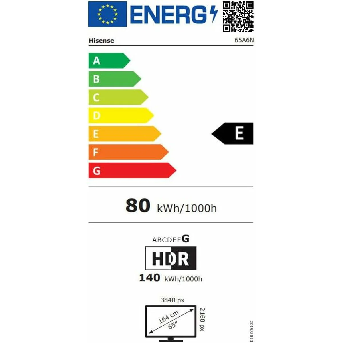 Smart TV Hisense 65A6N 4K Ultra HD LED HDR - Image 3