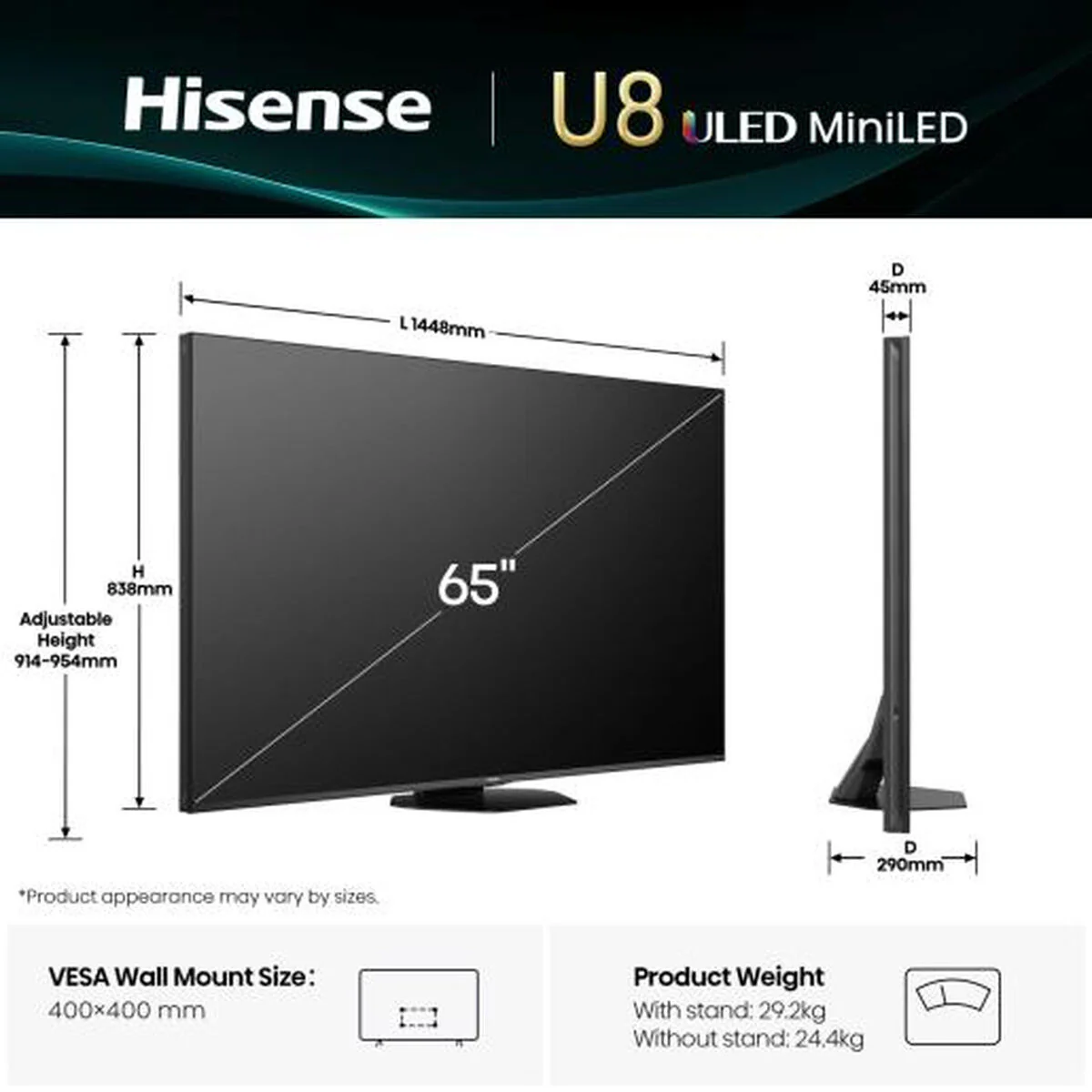 Smart TV Hisense 65U8Q 65" 4K Ultra HD LED HDR - Image 5
