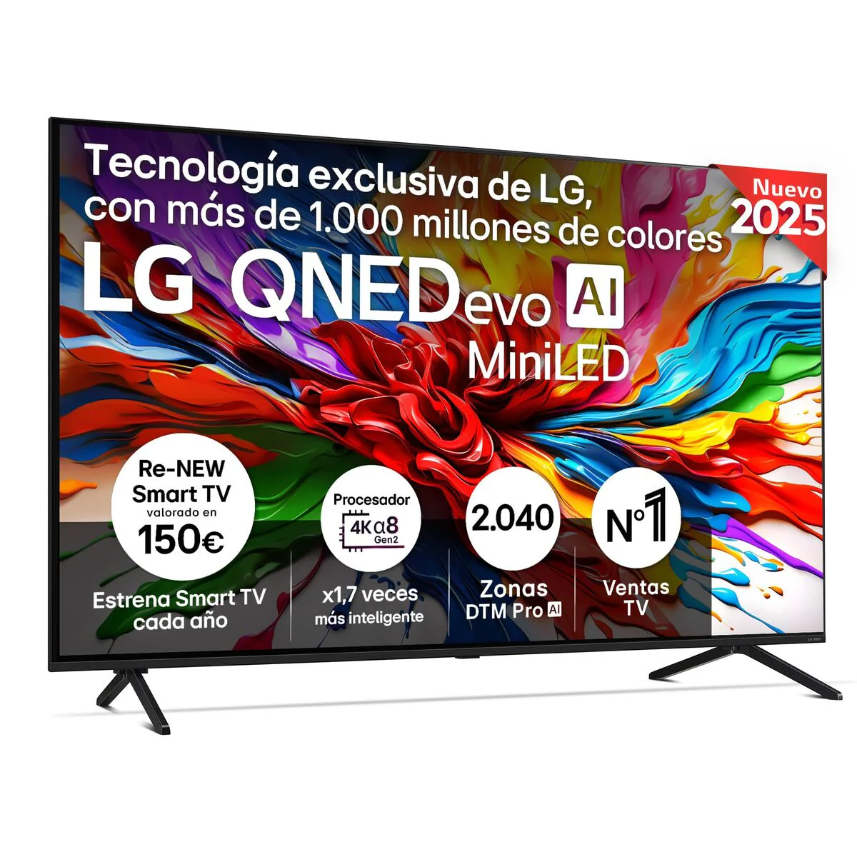 Smart TV LG 55QNED92A6A 4K Ultra HD 55" 75" LED (Reacondicionado A)