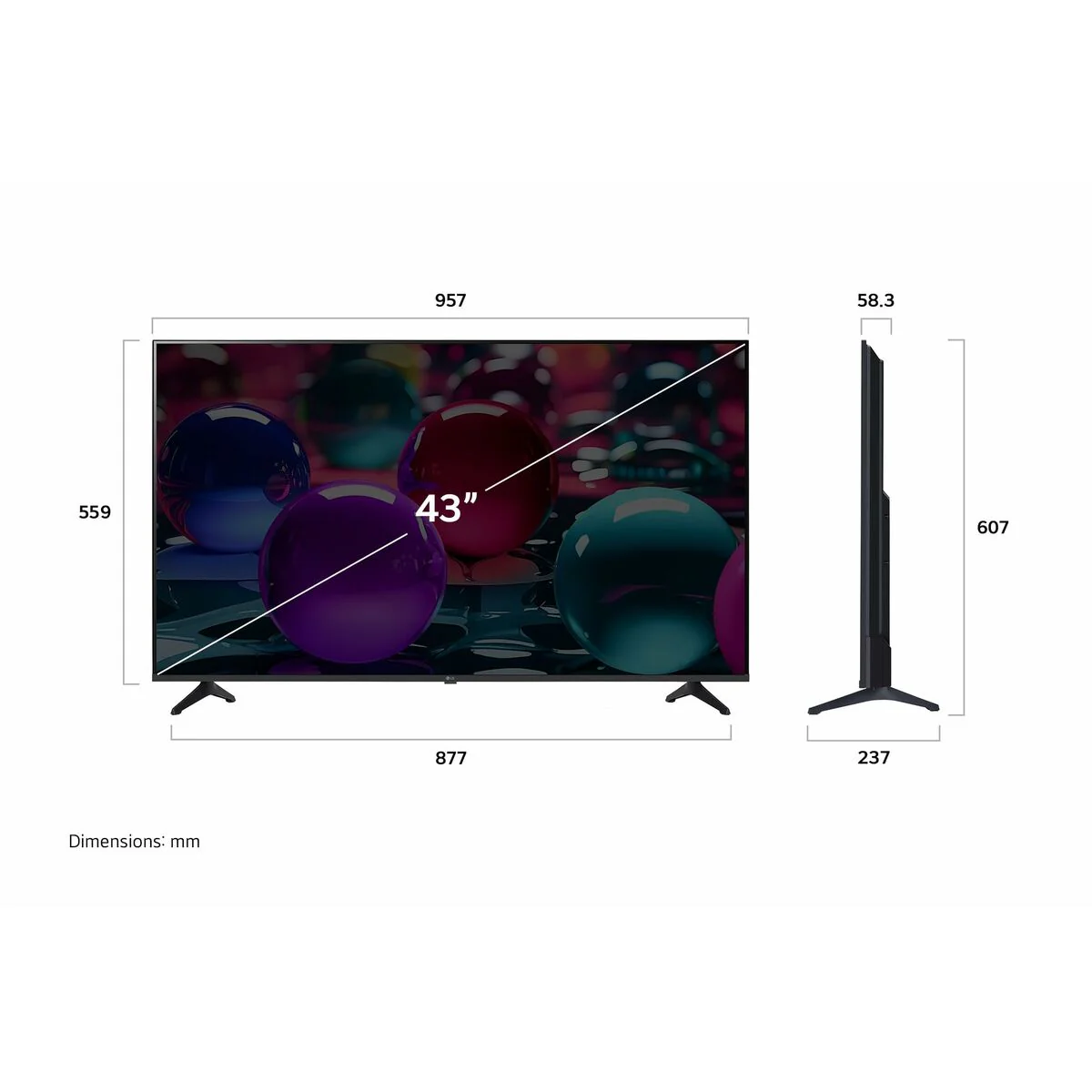 Smart TV LG 55UA73006LB 55 55" 4K Ultra HD LED HDR D-LED - Image 10