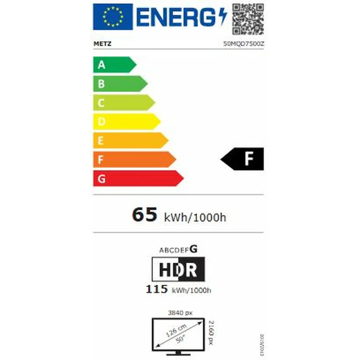 Smart TV Metz 50MQD7500Z 4K Ultra HD 50" QLED - Image 2