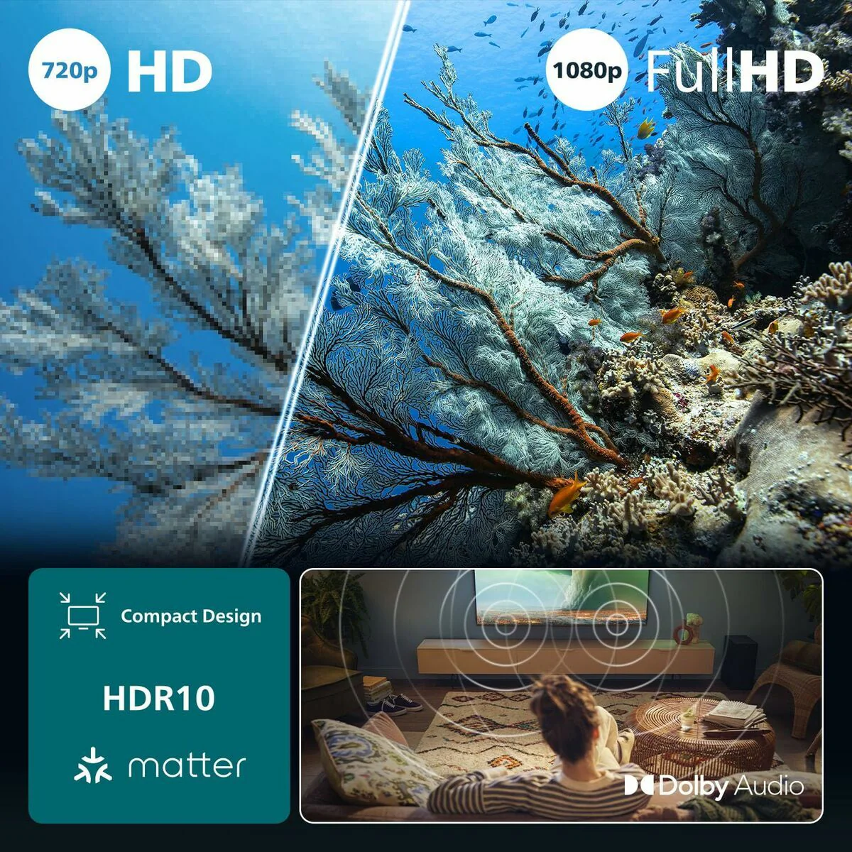 Smart TV Philips 32PFS6000 32" Full HD LED HDR LCD - Image 7