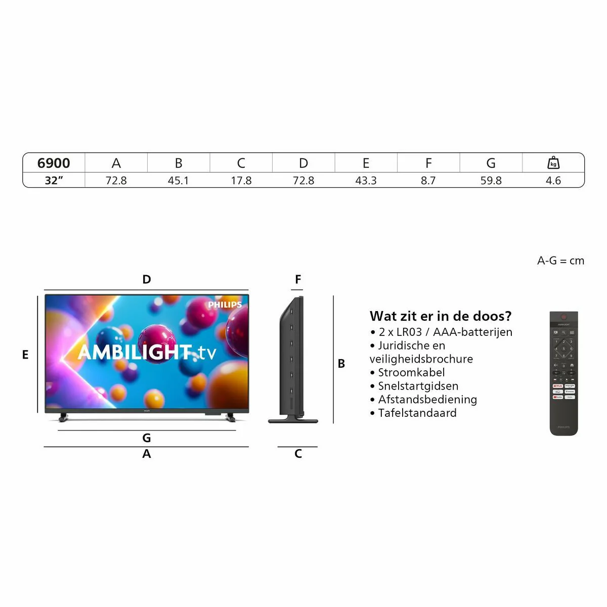 Smart TV Philips 32PFS6900/12 Full HD 32" LED HDR - Image 9