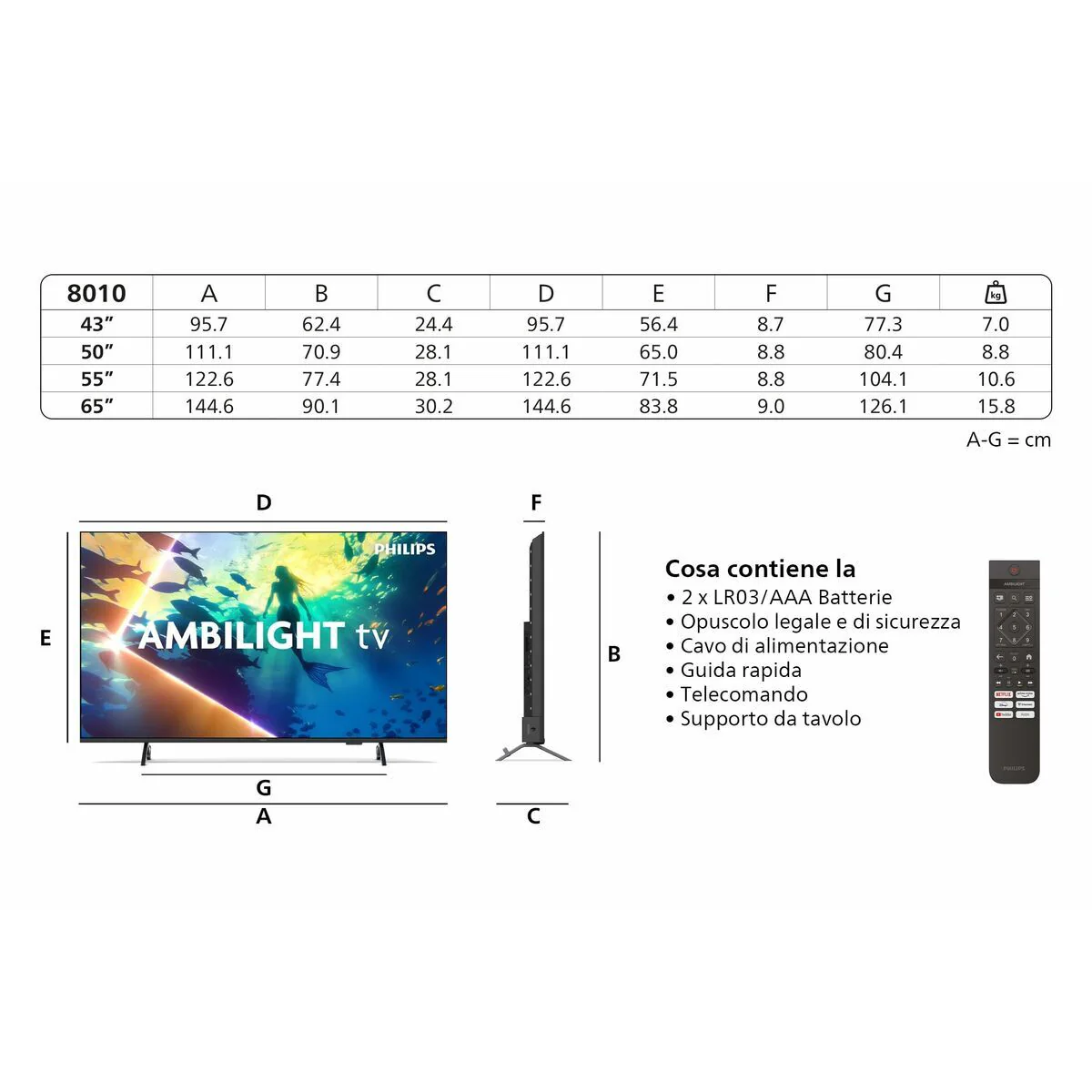 Smart TV Philips 50PUS8010 4K Ultra HD 50" LED - Image 6