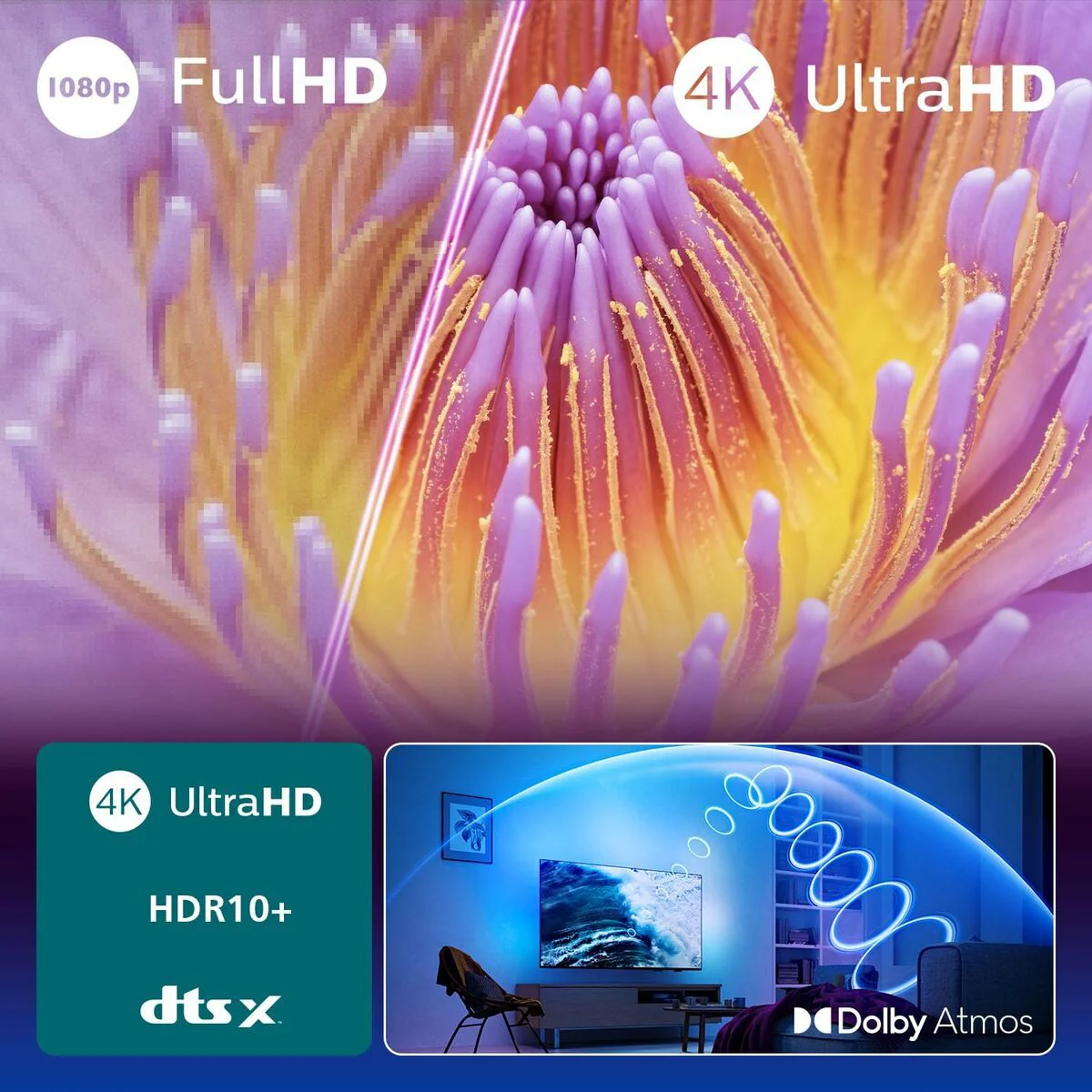 Smart TV Philips 50PUS8010 4K Ultra HD 50" LED - Image 7