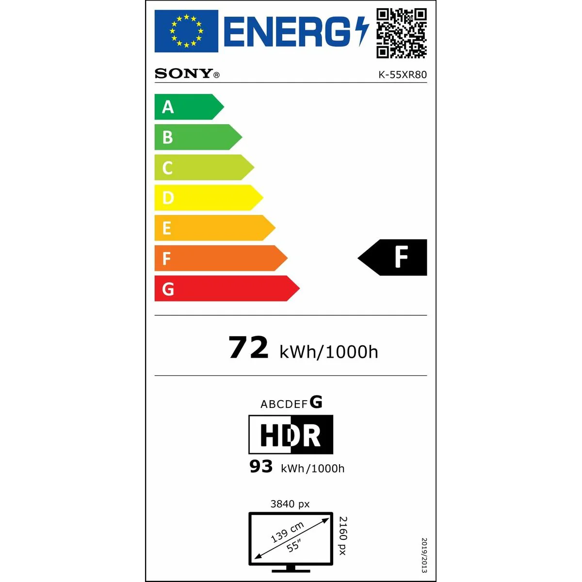Smart TV Sony K55XR80PAEP - Image 3