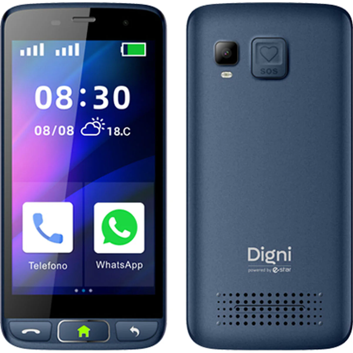 Smartphone ESTAR Digni Smart 4G 16 GB Azul marino