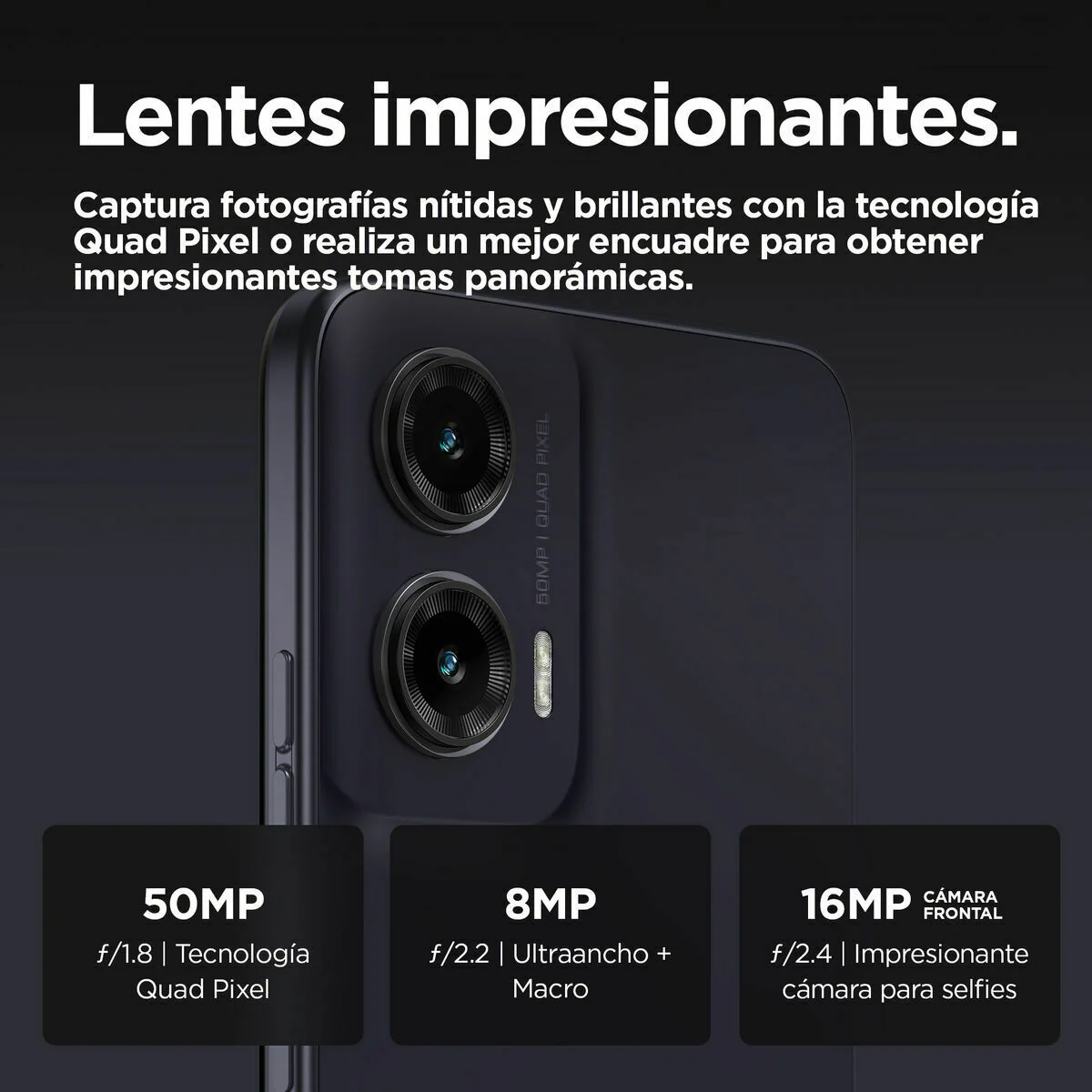 Smartphone Motorola G35 5G 8 GB RAM 256 GB 6,72" Unisoc Negro Gris - Image 6