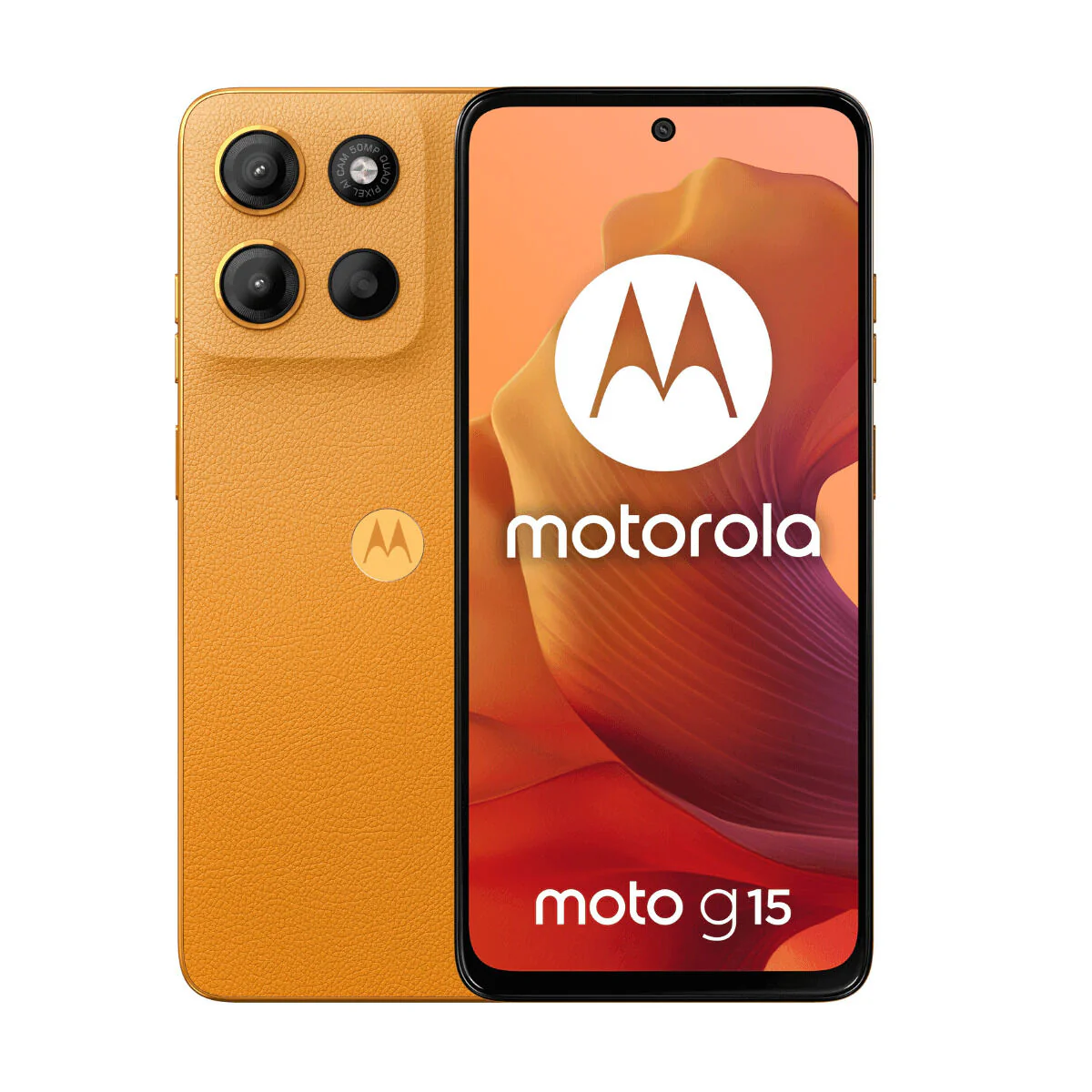 Smartphone Motorola Moto G15 6,72" Octa Core 8 GB RAM 128 GB Naranja