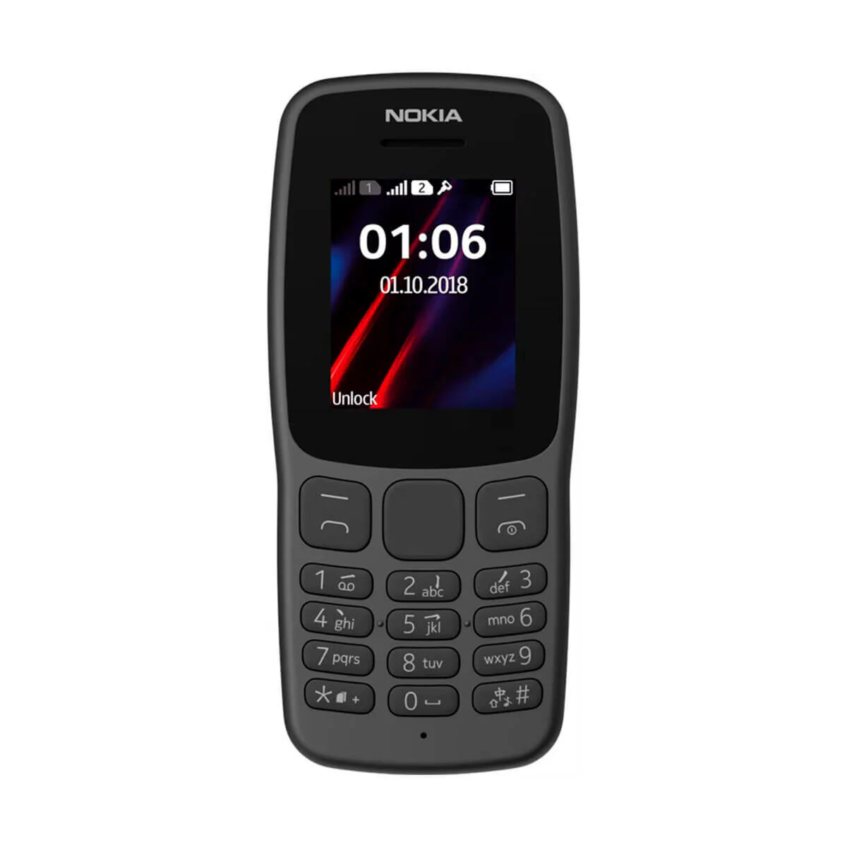 Smartphone Nokia 106 1,8" mediatek 6261d 4 MB Negro