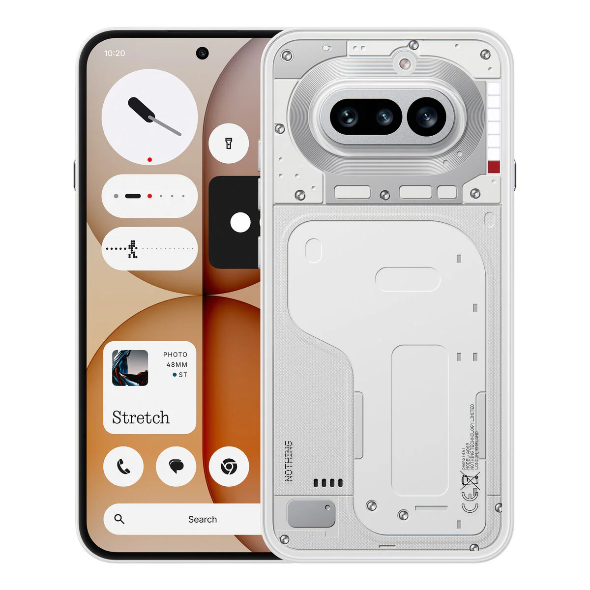 Smartphone Nothing Phone 4a 5G 6,78" Octa Core Qualcomm Snapdragon 7s Gen 4 8 GB RAM 128 GB Blanco