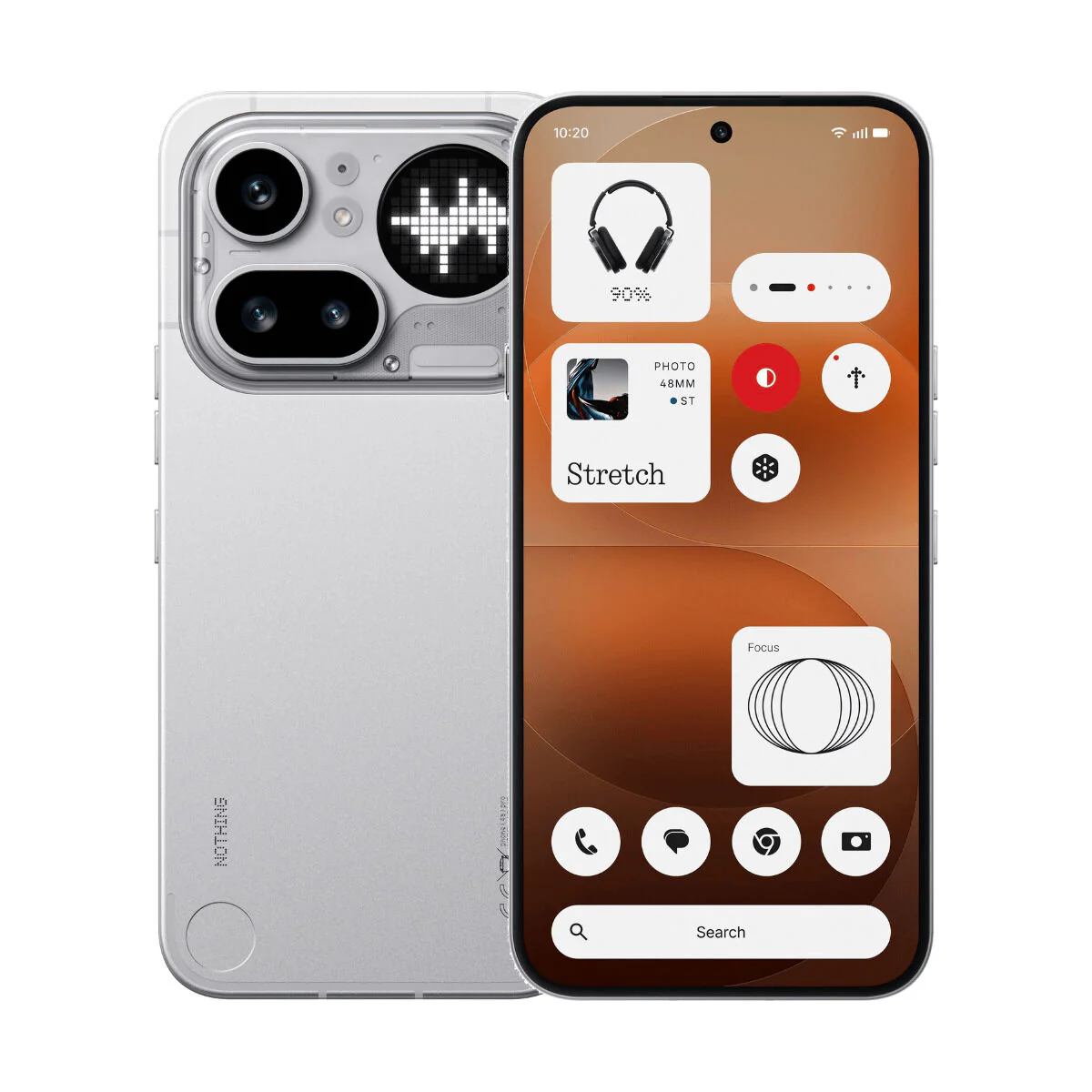 Smartphone Nothing A069P 6,83" Octa Core Qualcomm Snapdragon 7 Gen 4 8 GB RAM 128 GB Plateado