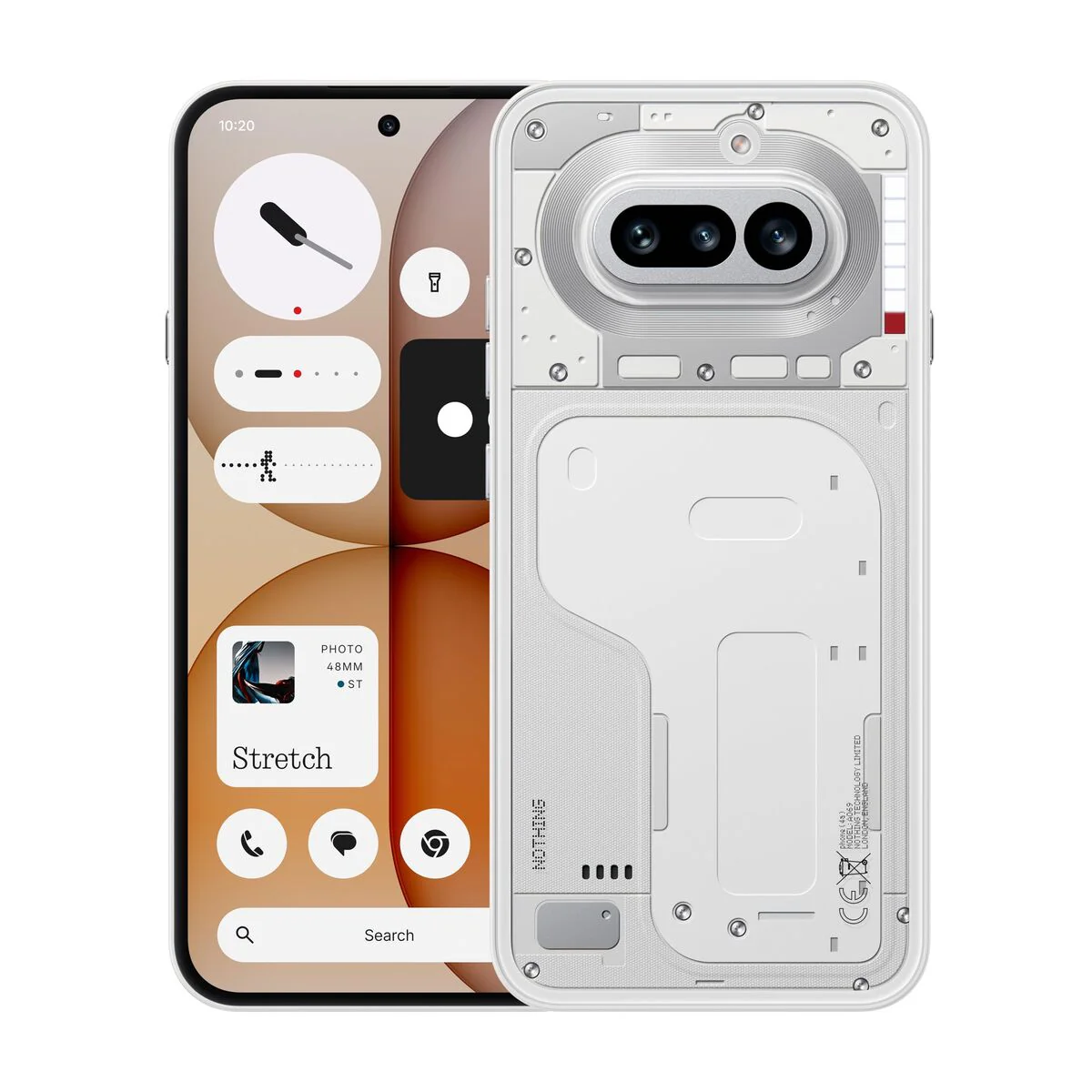 Smartphone Nothing Phone 4a 5G 6,78" Octa Core Qualcomm Snapdragon 7s Gen 4 12 GB RAM 256 GB Blanco