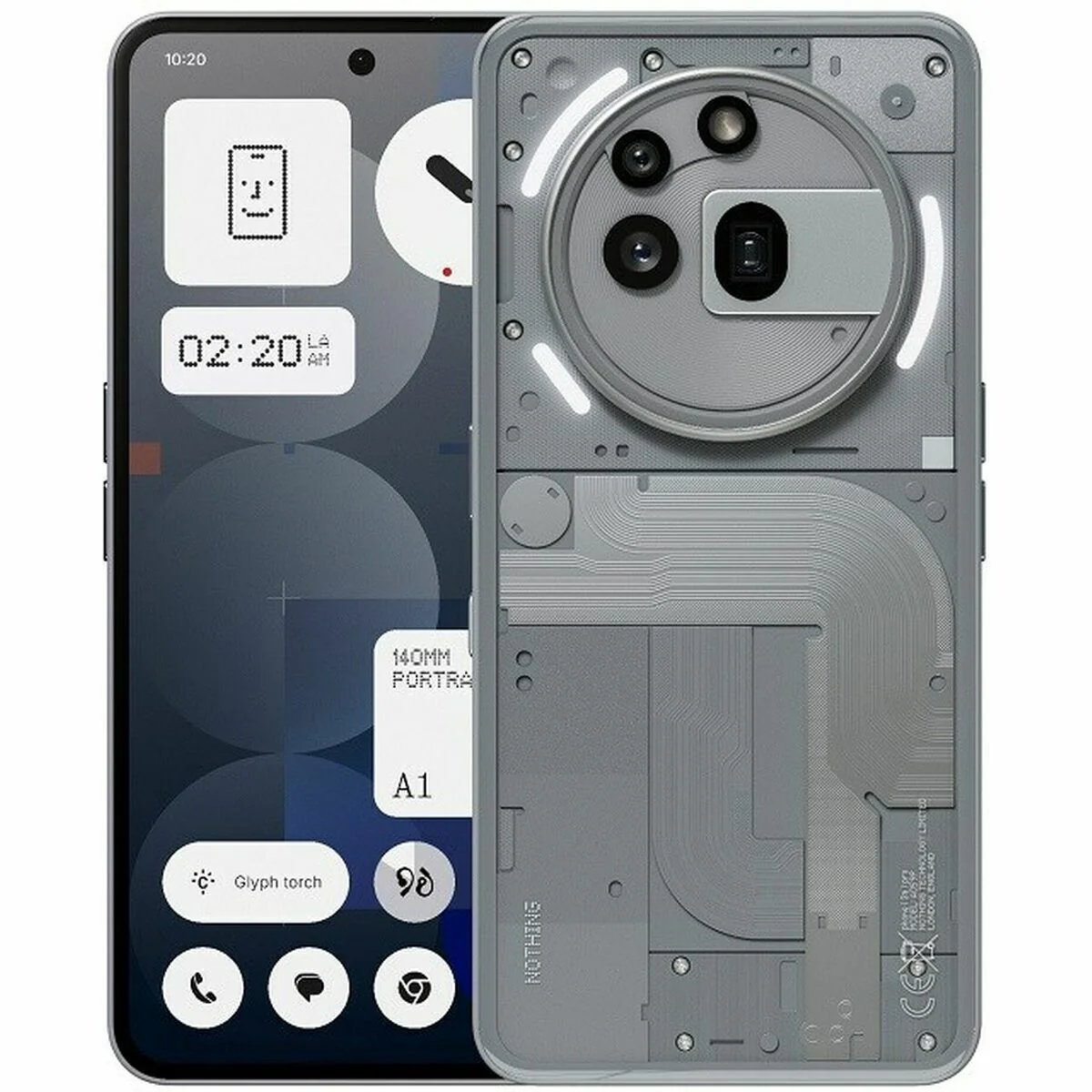 Smartphone Nothing PHONE(3A) PRO 6,77" 12 GB RAM 256 GB Gris