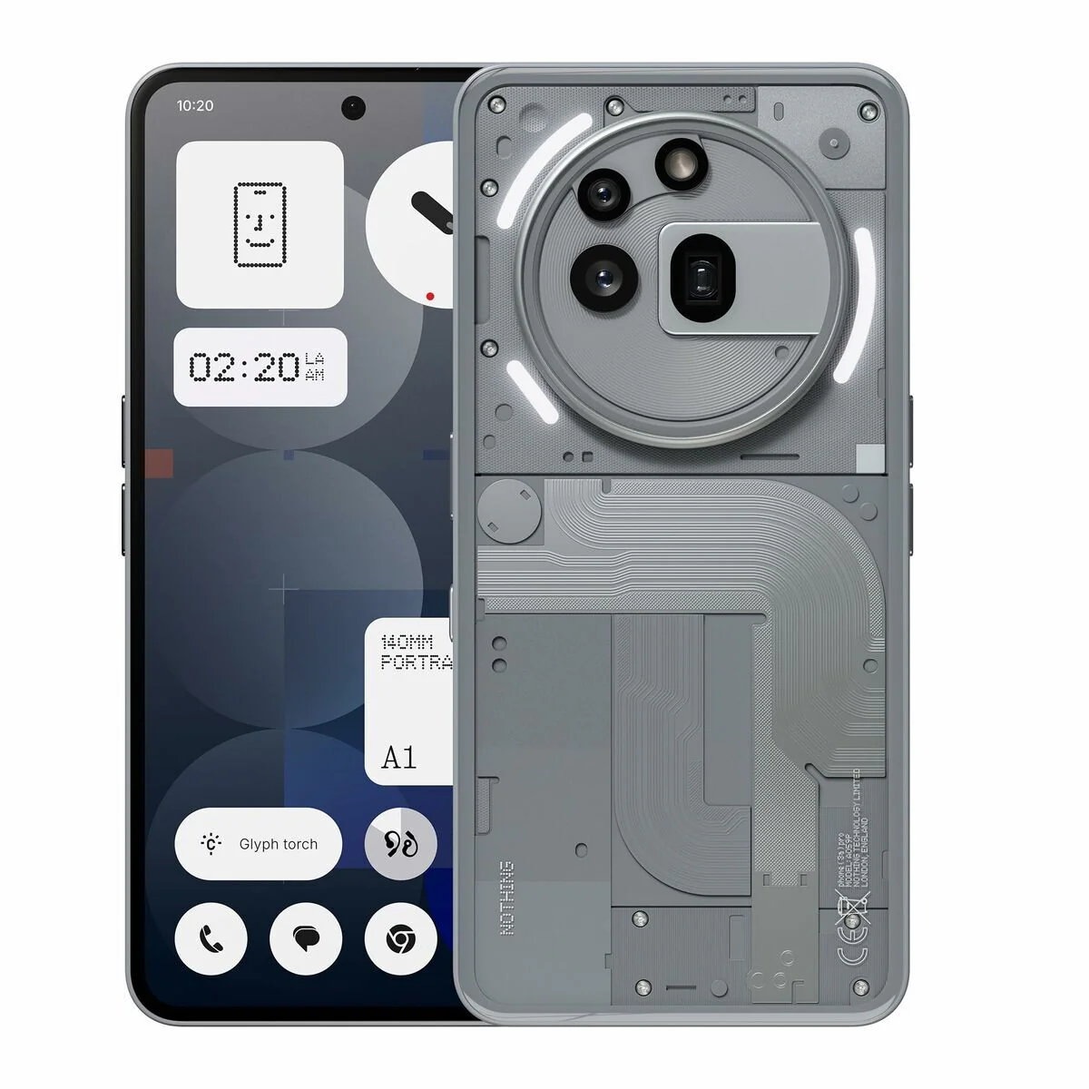 Smartphone Nothing PHONE(3A) PRO 6,77" 12 GB RAM 256 GB Gris - Image 8