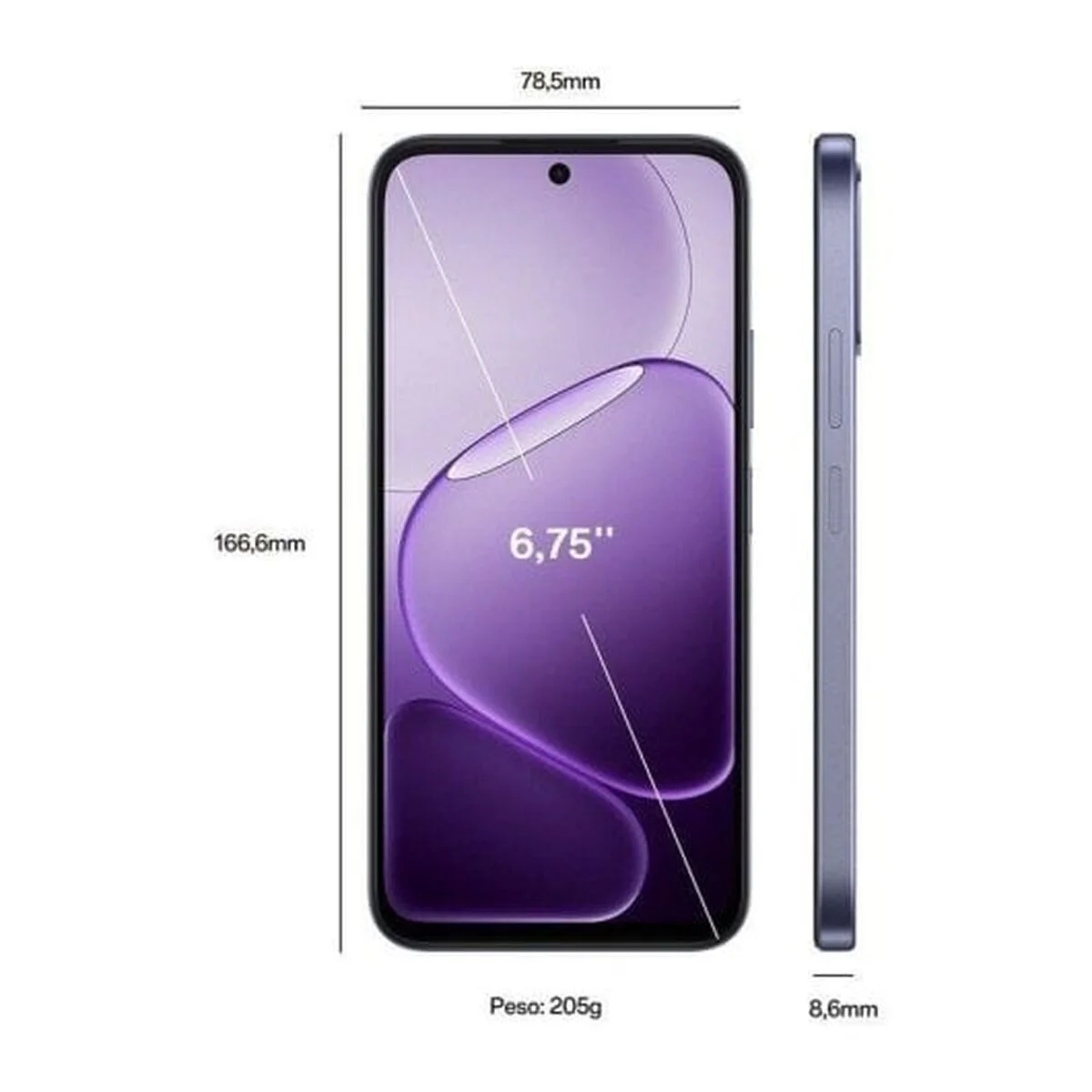 Smartphone Oppo A6X 128 GB 6,75" mediatek dimensity 6300 4 GB LPDDR4x - Image 5