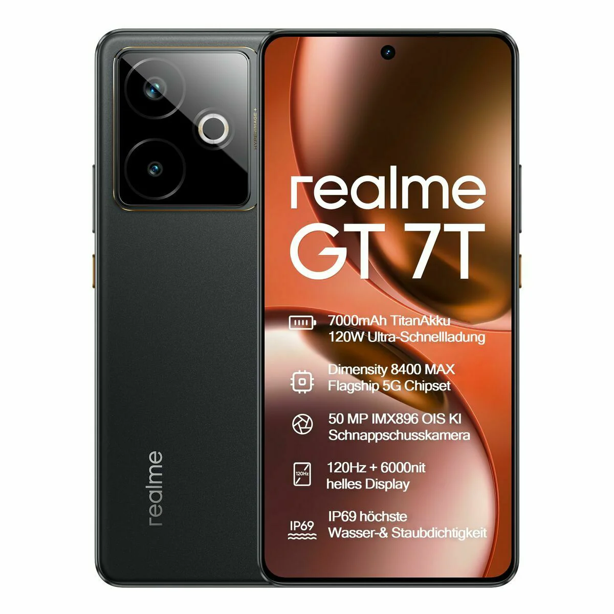 Smartphone Realme 631002003275 6,8" Octa Core 12 GB RAM 256 GB Negro - Image 8