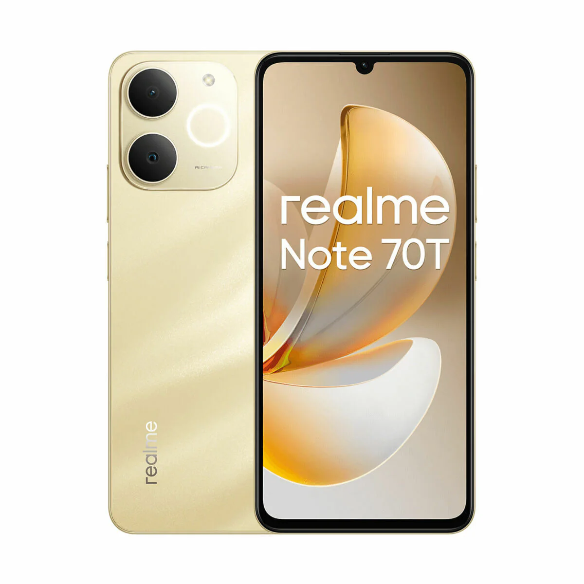 Smartphone Realme NOTE 70T 6,74" Octa Core Unisoc T7250 4 GB RAM 128 GB Oro - Image 2