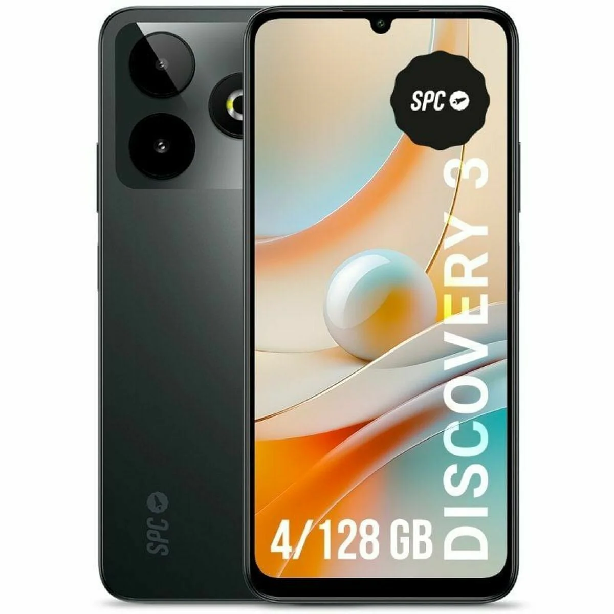 Smartphone SPC Discovery 3 6,8" 4 GB RAM 128 GB Negro Unisoc