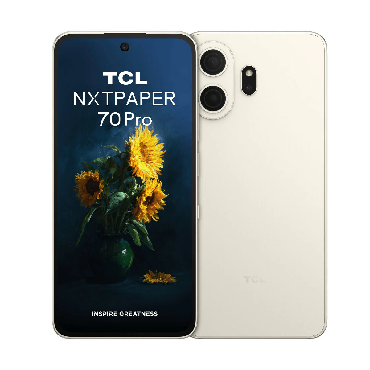 Smartphone TCL 70 PRO NXTPAPER 8+256GB 5G NEBULA GOLD T807D1-2BLCA112 6,9" Octa Core Mediatek Dimensity 7300 8 GB RAM 256 GB Oro