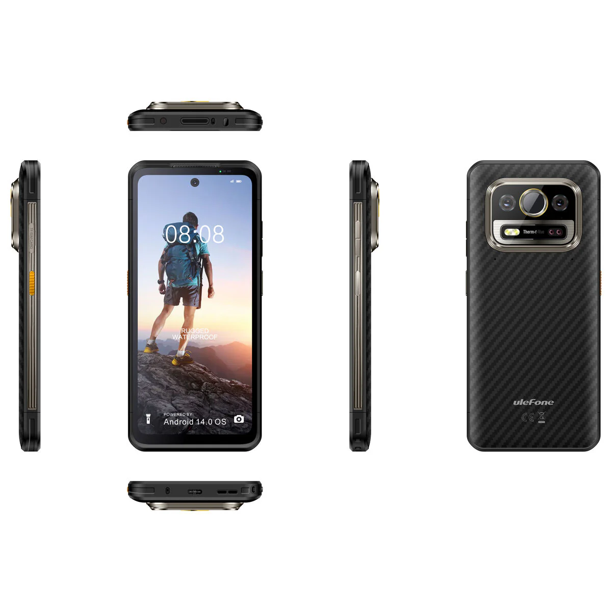 Smartphone Ulefone Armor 25T 8 GB RAM 256 GB Negro - Image 2