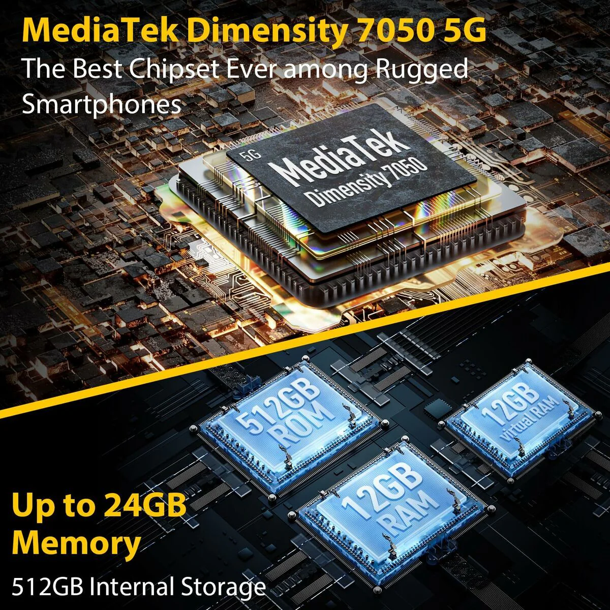 Smartphone Ulefone ARMOR 30 6,67" Mediatek Dimensity 700 12 GB RAM 512 GB Negro - Image 8