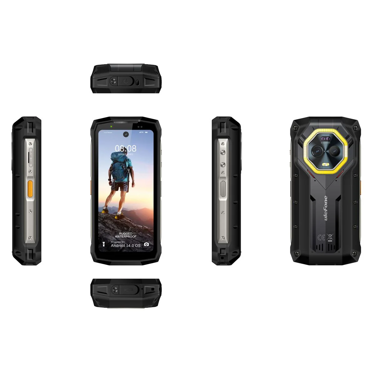 Smartphone Ulefone ARMOR MINI 20 MediaTek Helio G99 8 GB RAM 256 GB Negro - Image 3