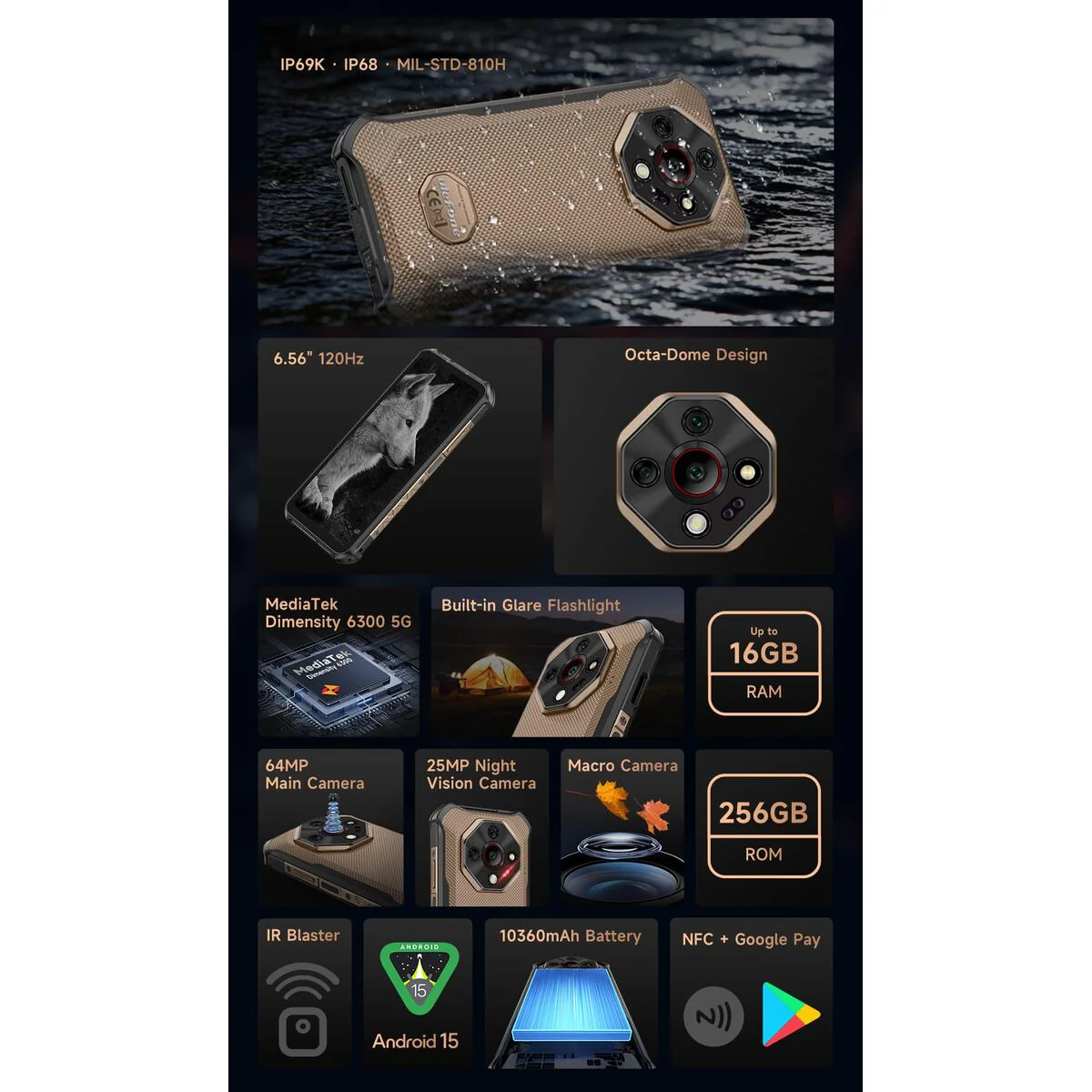 Smartphone Ulefone ARMOR X16 PRO 6,56" 8 GB RAM 256 GB - Image 10